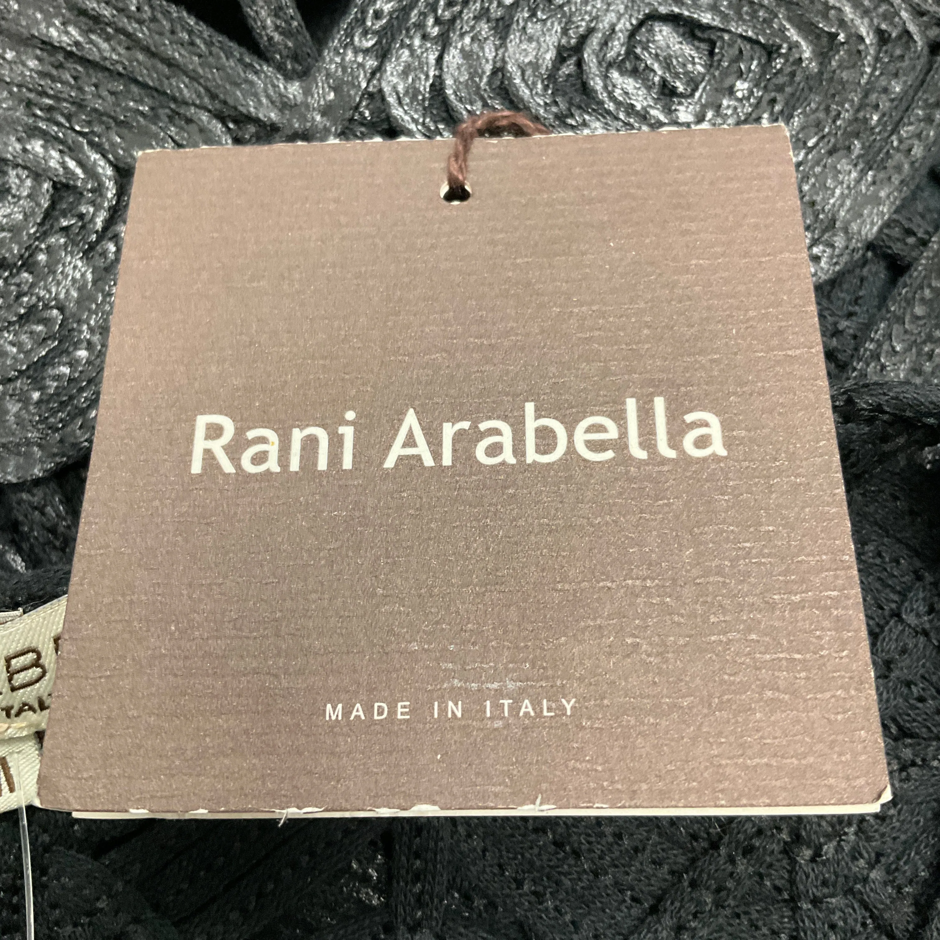 Rani Arabella Black Embroidered Braided Jacket