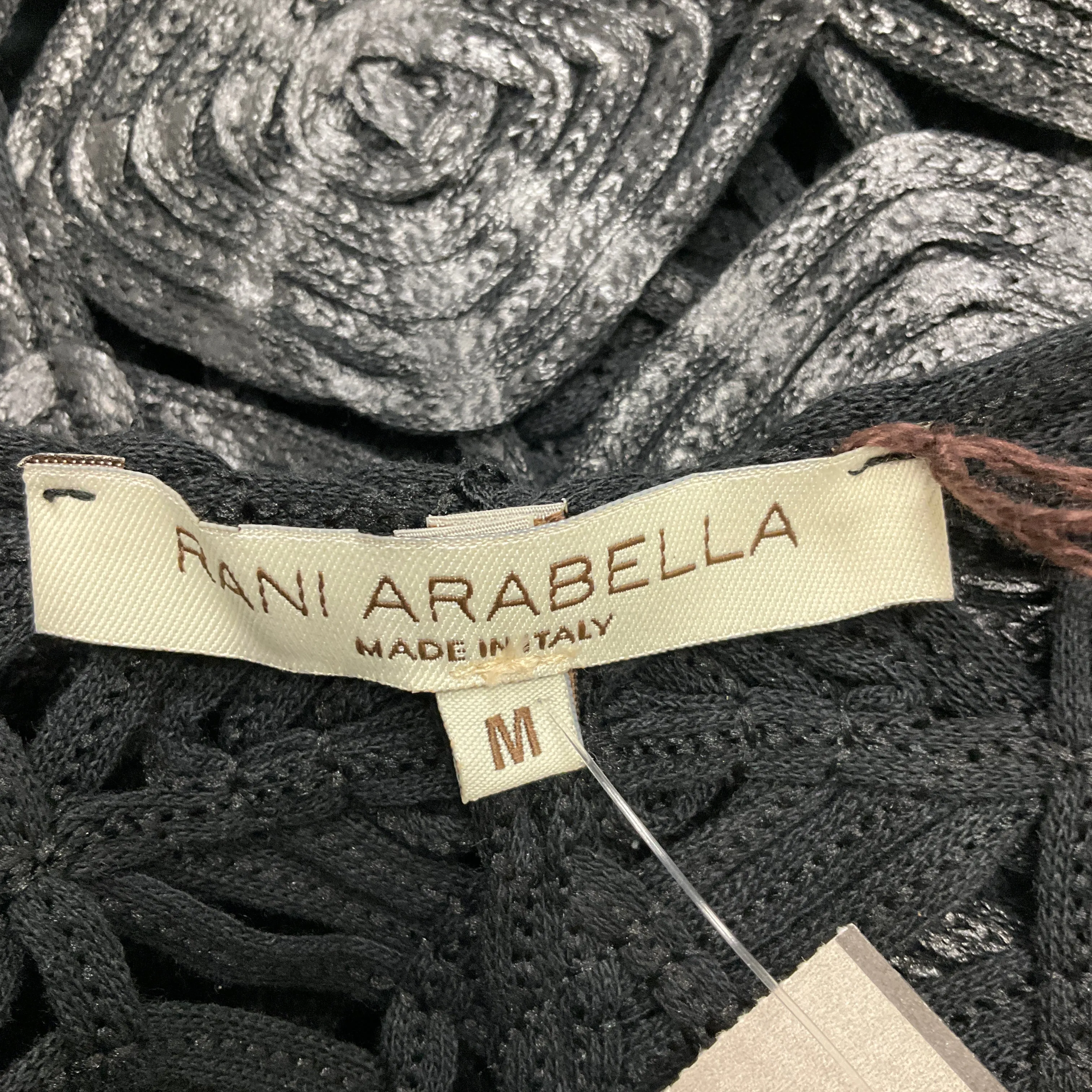 Rani Arabella Black Embroidered Braided Jacket