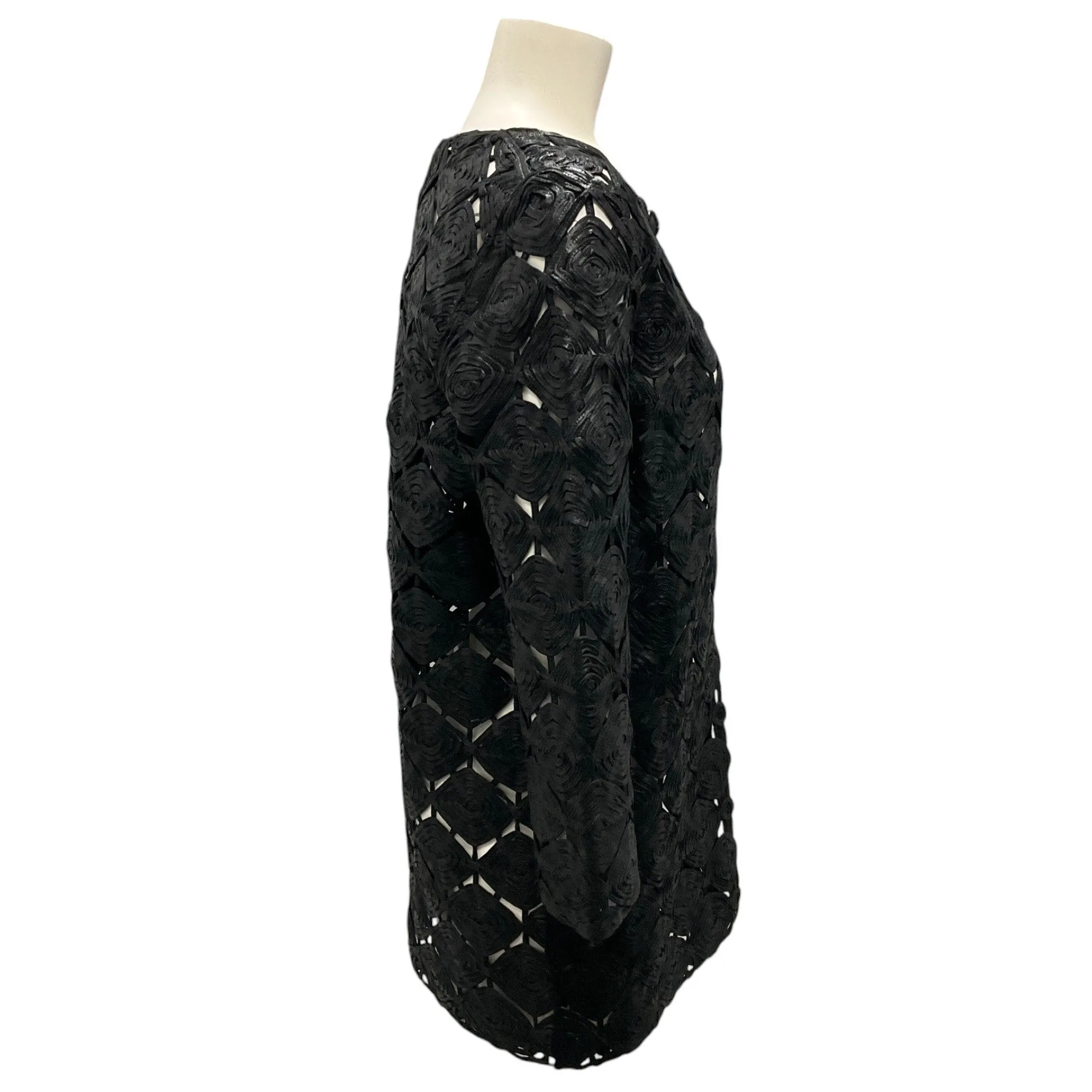 Rani Arabella Black Embroidered Braided Jacket
