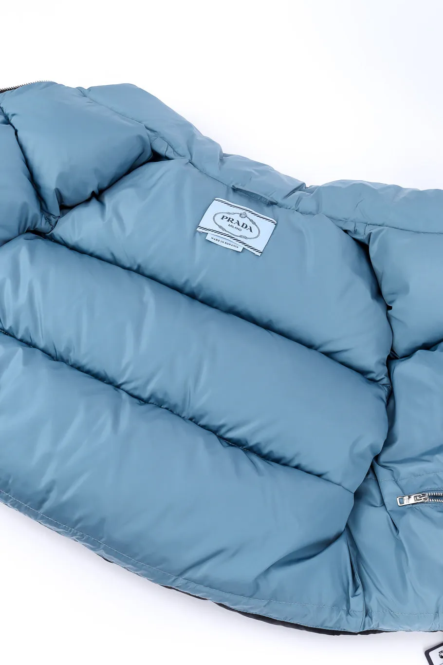 Re-Nylon Cropped Puffer Vest