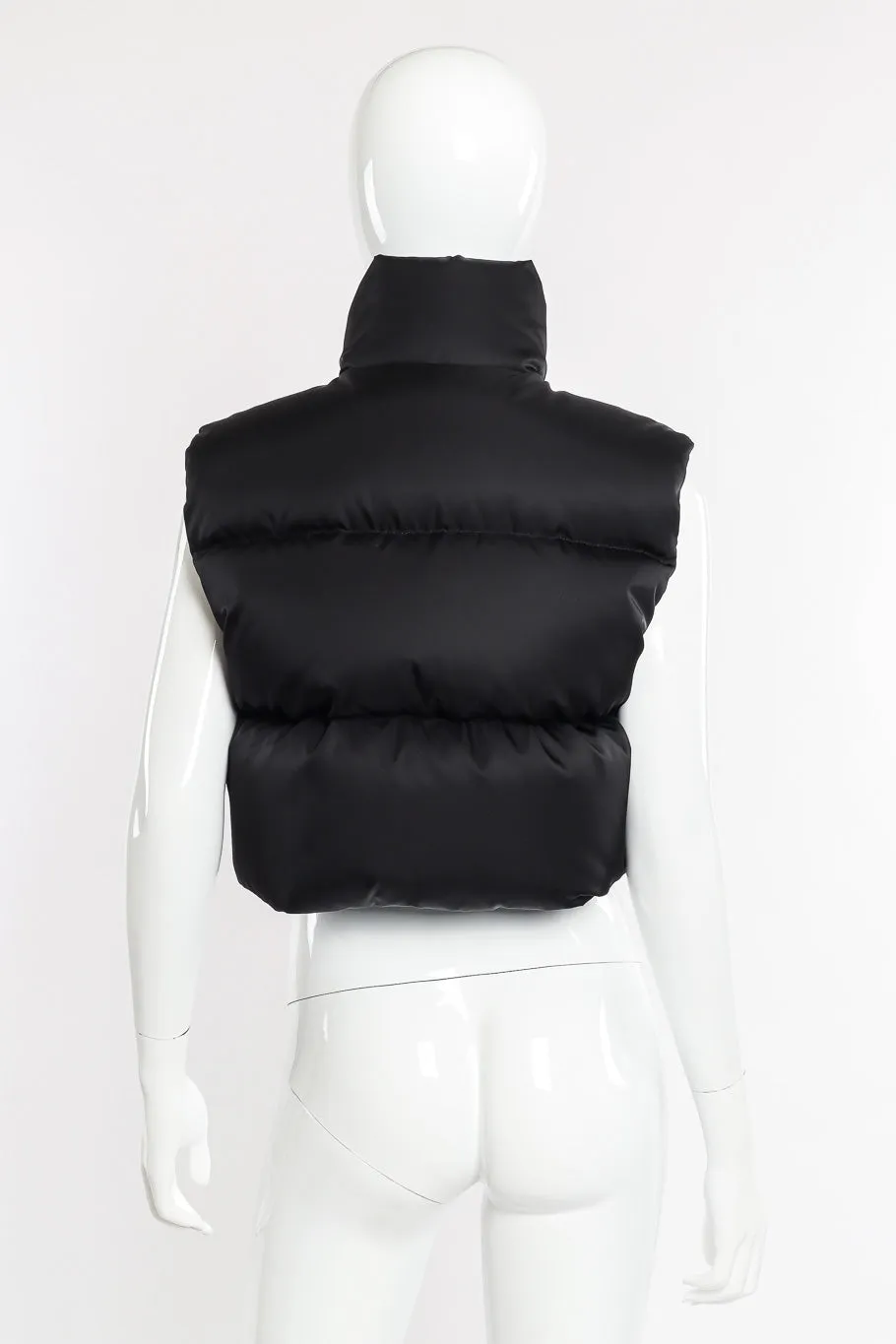 Re-Nylon Cropped Puffer Vest