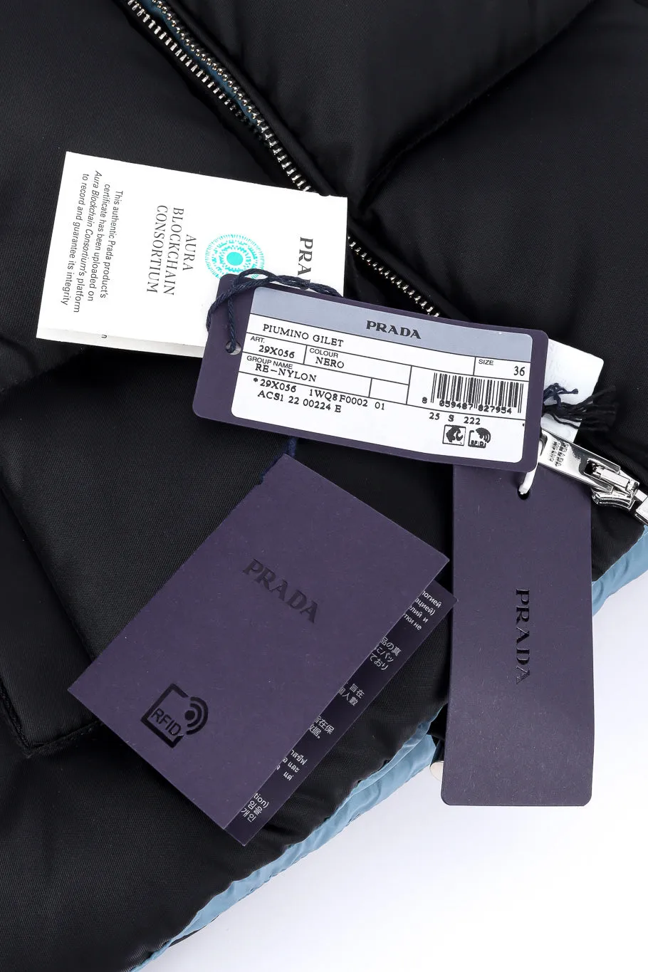 Re-Nylon Cropped Puffer Vest