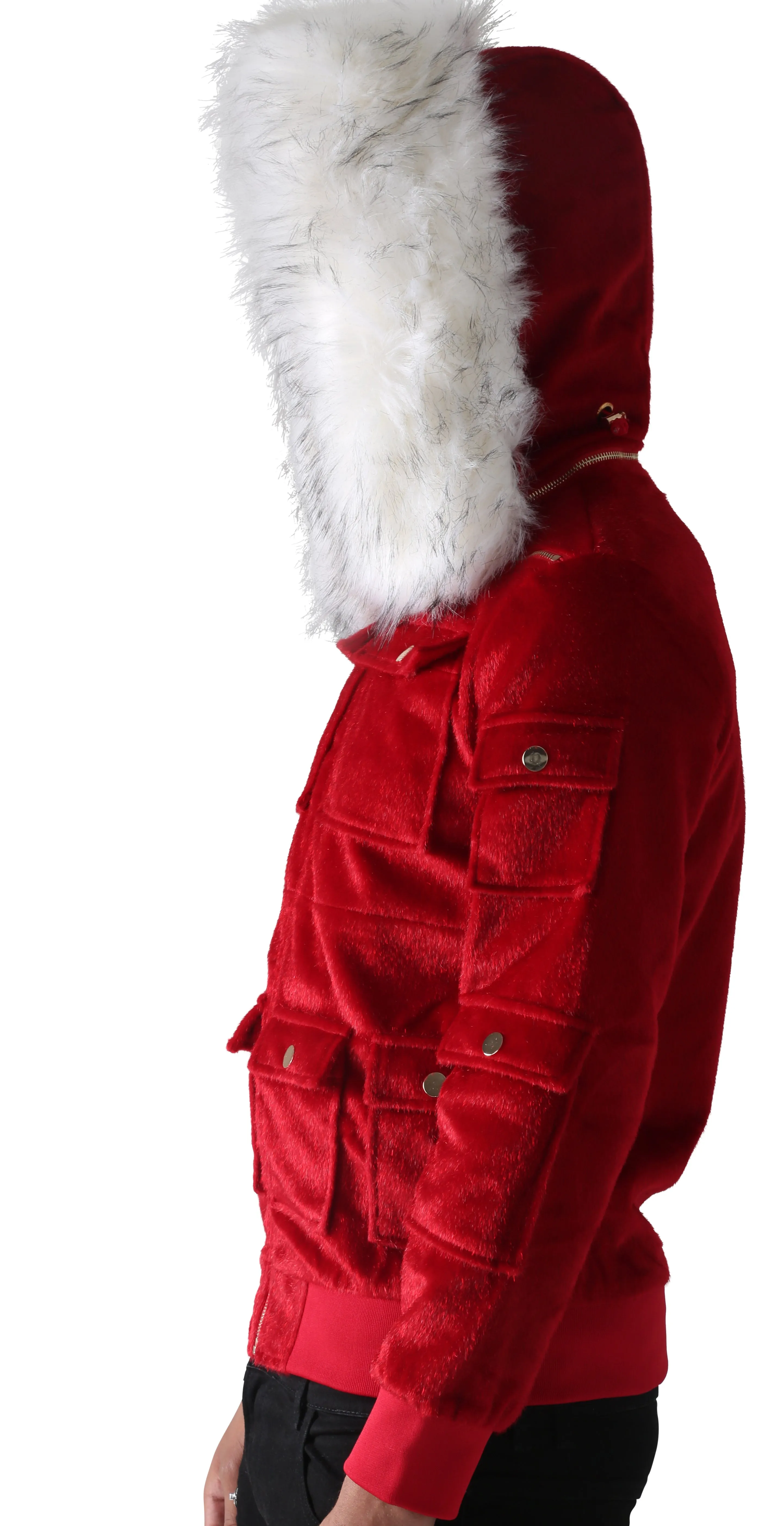 Red Sealfur Jacket