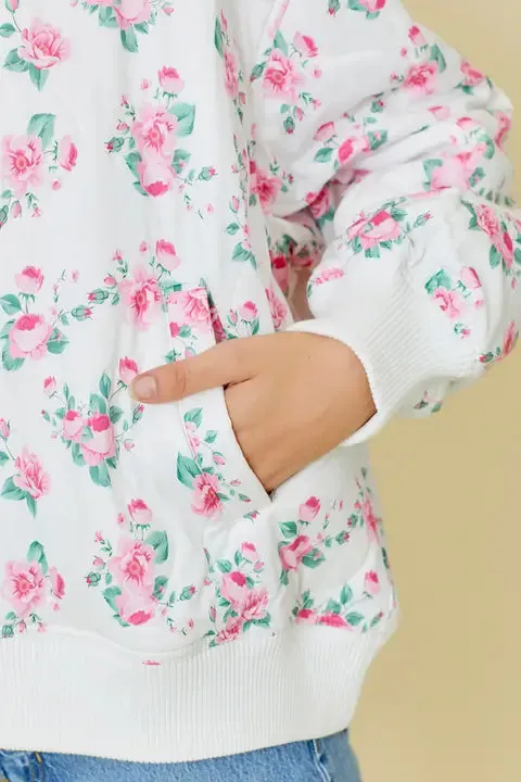Redeemed Floral Bomber Jacket