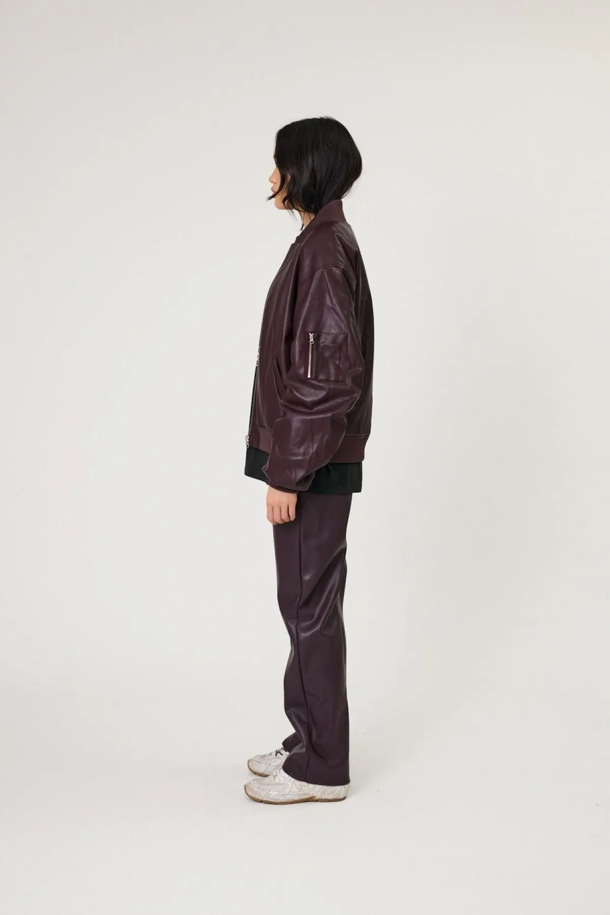 Remain Presley Bomber Jacket - Merlot
