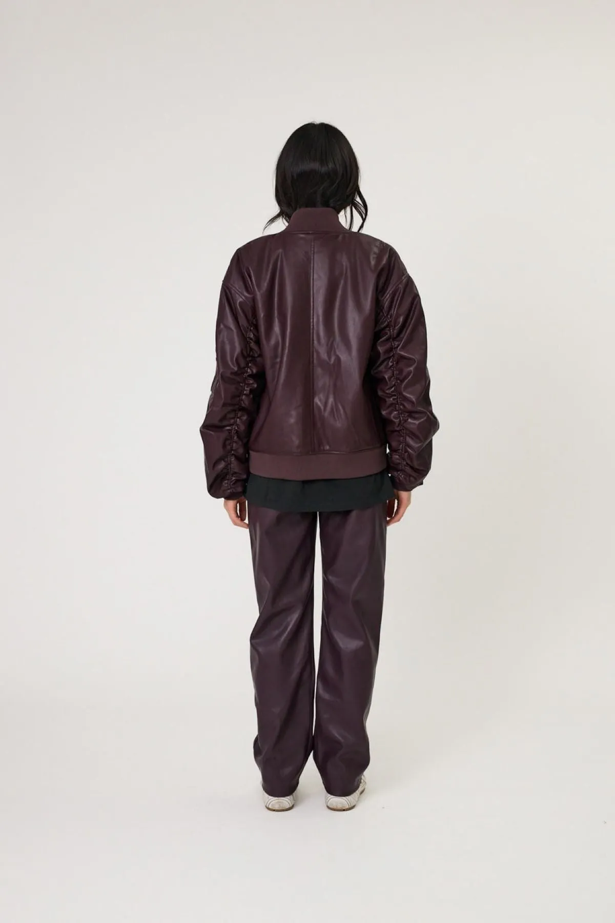 Remain Presley Bomber Jacket - Merlot