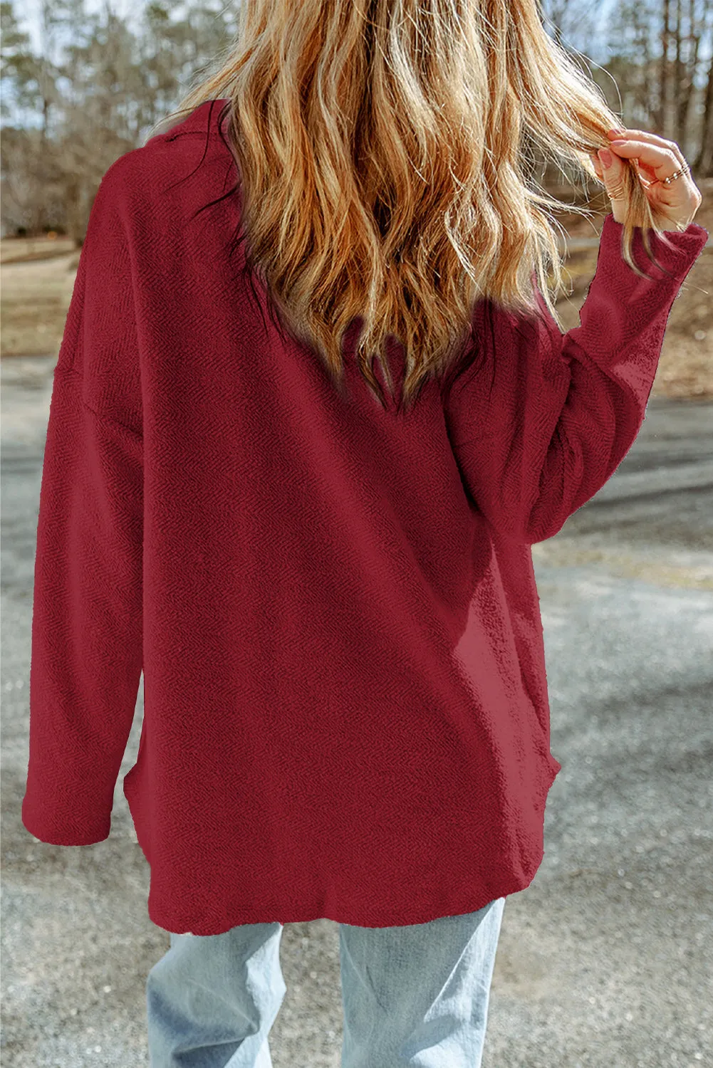 Rena Button Down Long Sleeve Jacket
