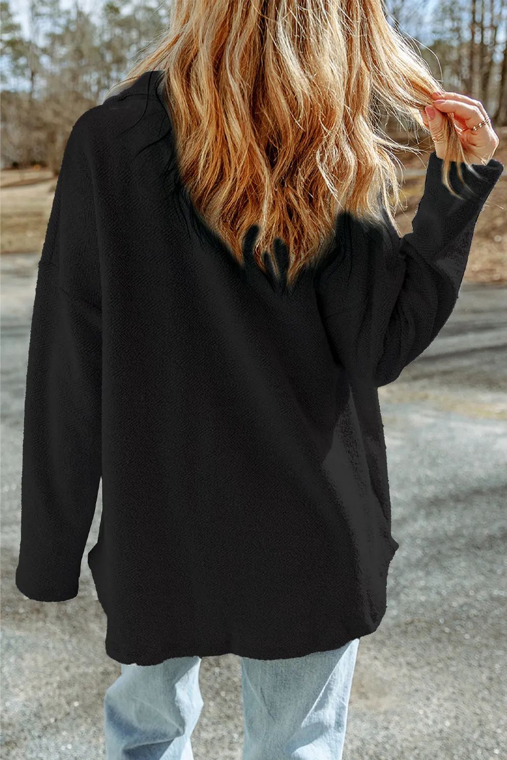 Rena Button Down Long Sleeve Jacket