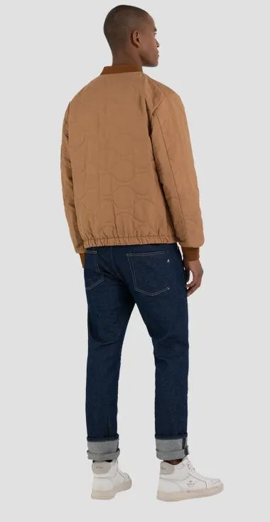 REPLAY SARTORIALE QUILTED BISCUIT BOMBER JACKET