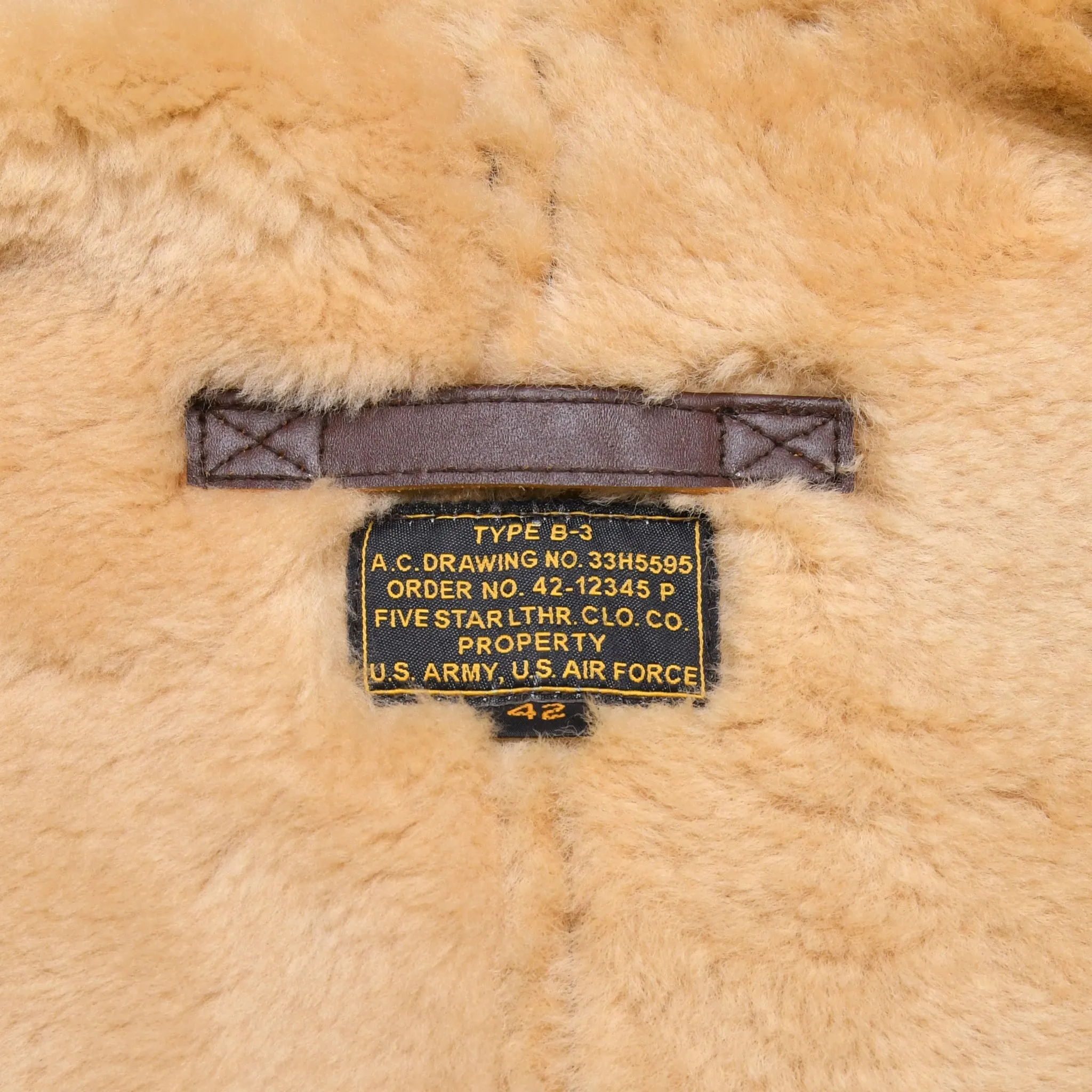 Repro USAAF Type B-3 Bomber Aviator Seal Brown Sheep Leather Flight Jacket Distressed Reinforcements