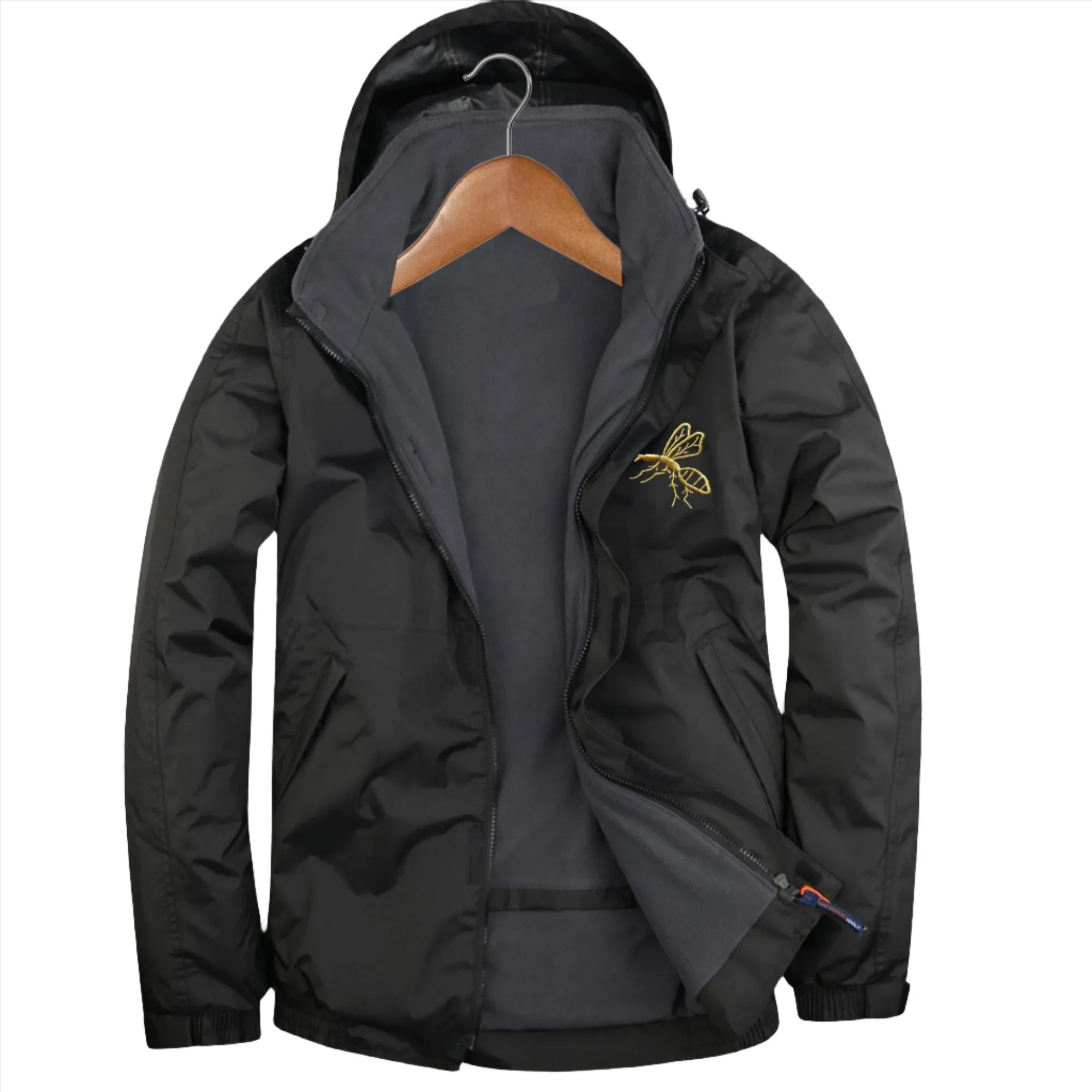 Retro Wasps 1867 Embroidered Premium Outdoor Jacket
