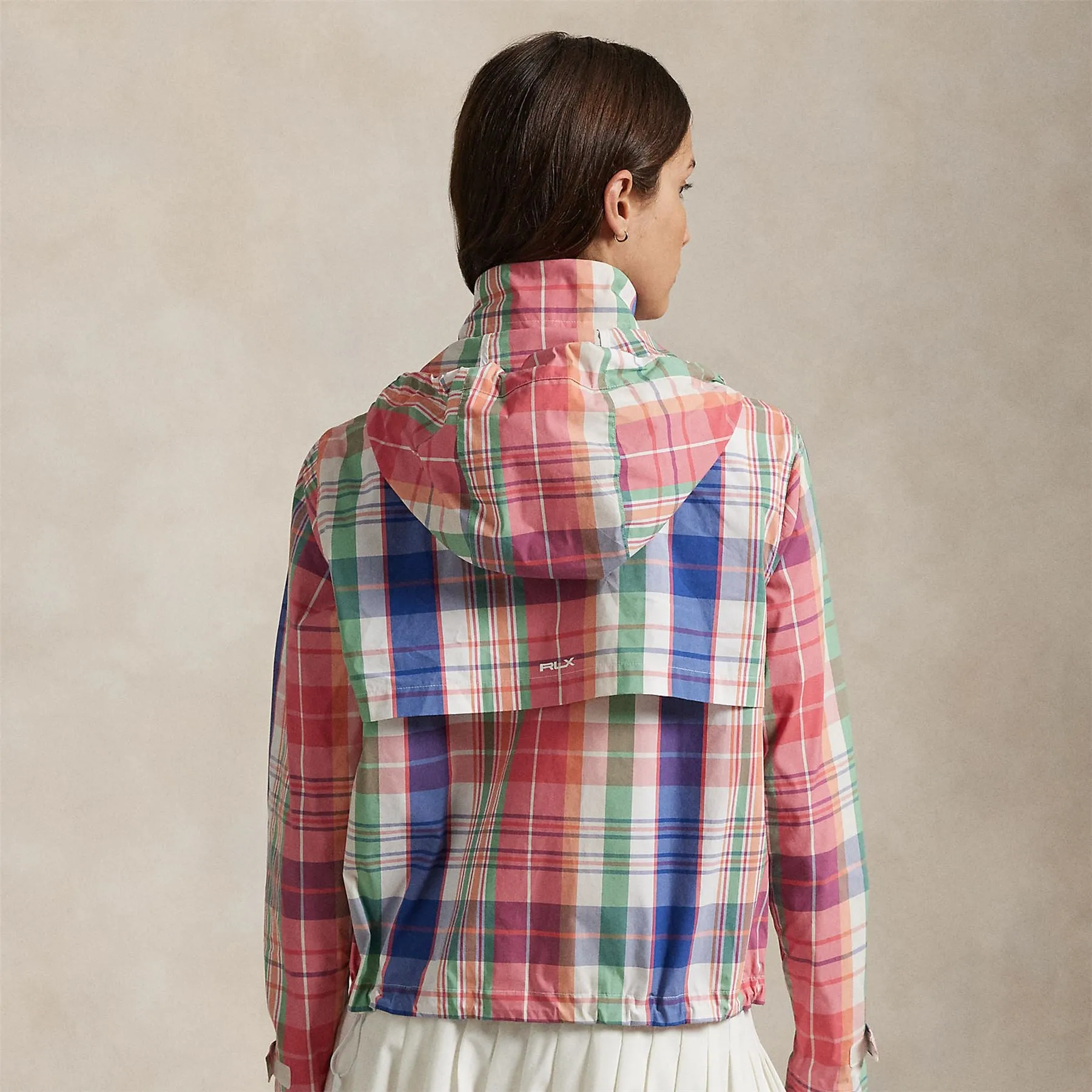 RLX Full Zip Hooded Rain Jacket Summer Madras