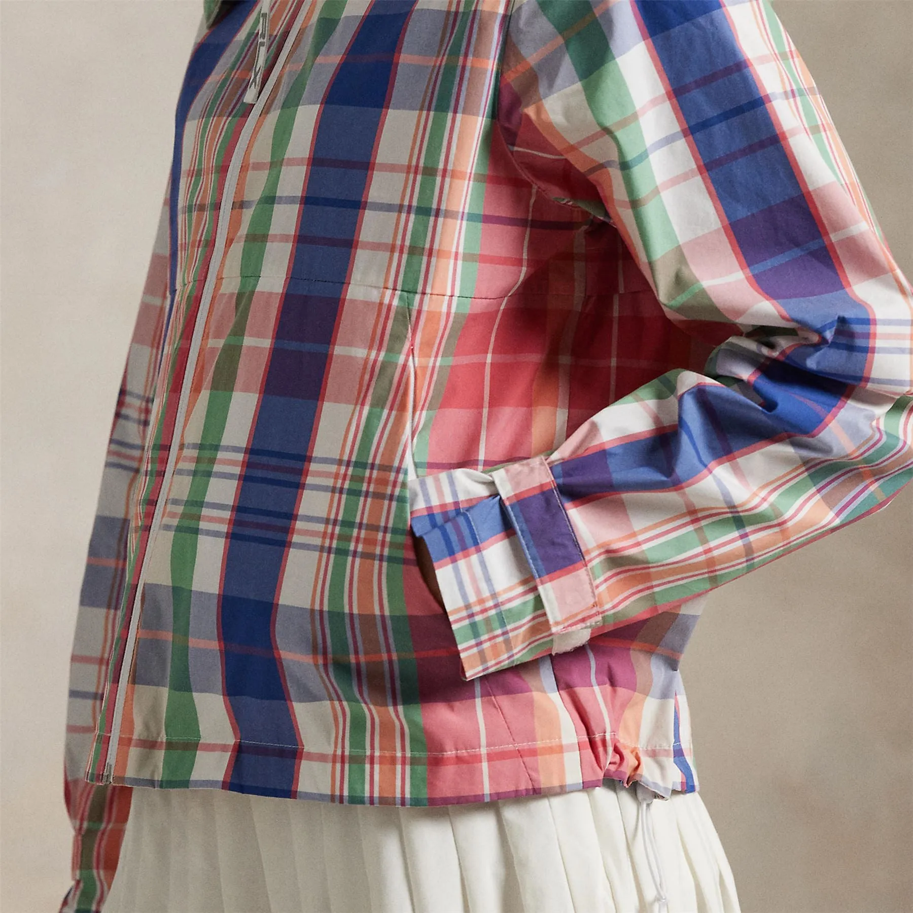 RLX Full Zip Hooded Rain Jacket Summer Madras