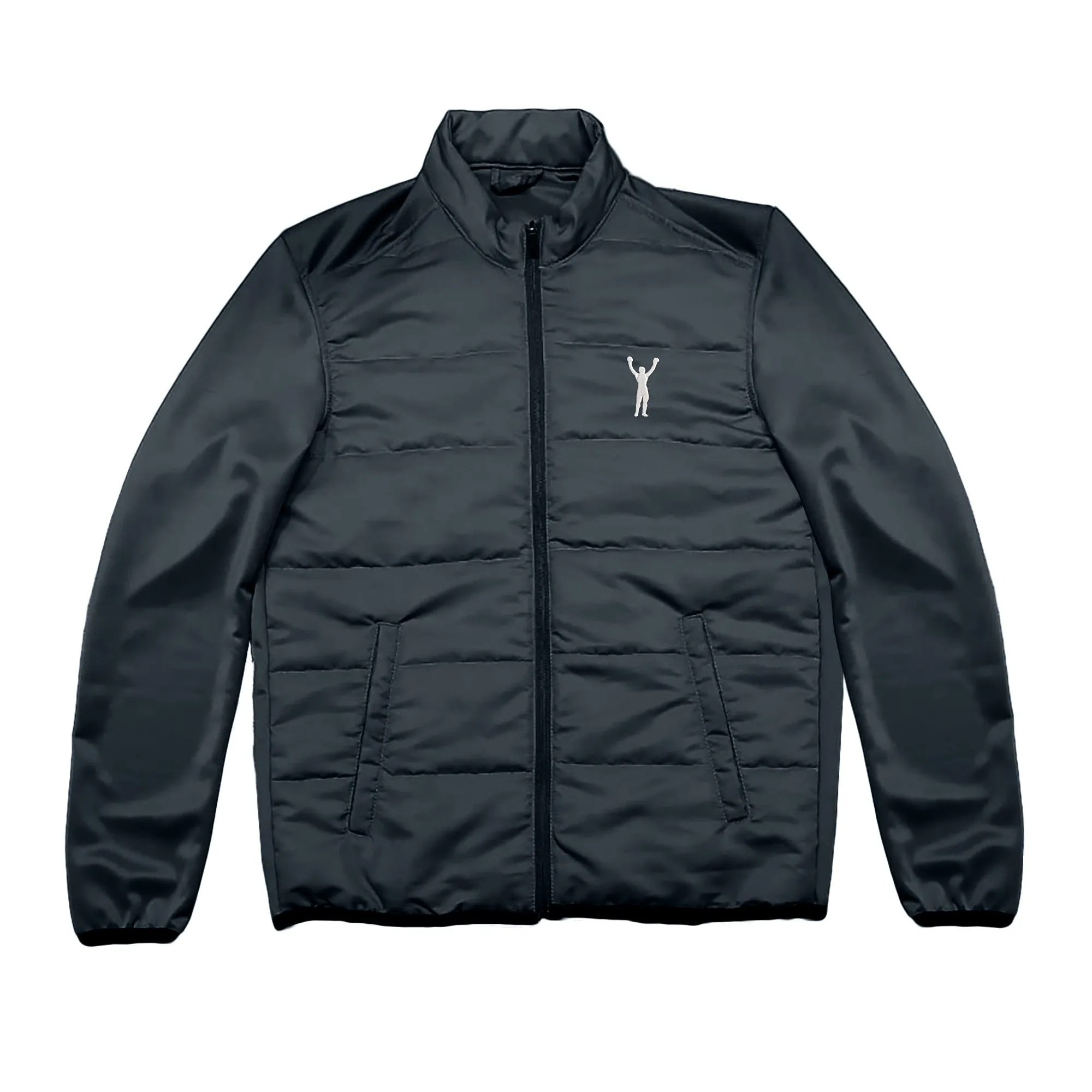 Rocky Statue lightweight black puffer jacket