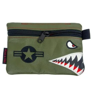 Rose & Fire Bomber/Warhawk Premium Leather Pouch Bomber/Warhawk