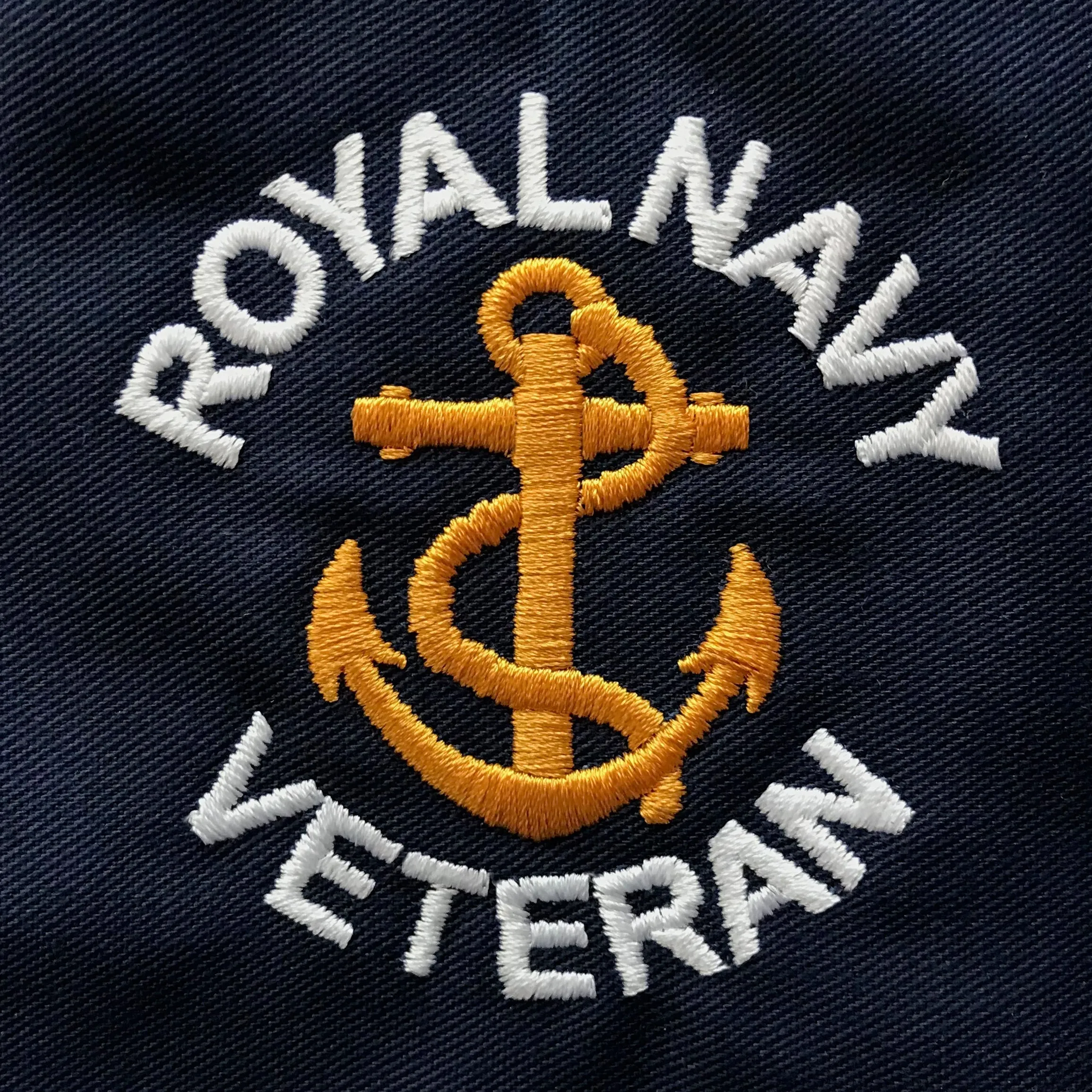 Royal Navy Veteran Anchor Embroidered Premium Outdoor Jacket