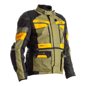 RST ADVENTURE-X CE TEXTILE JACKET [GREEN/OCHRE]