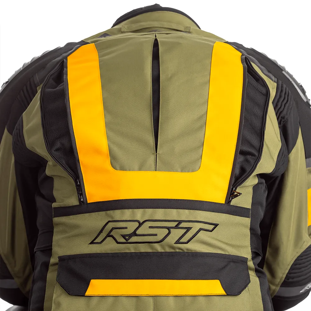 RST ADVENTURE-X CE TEXTILE JACKET [GREEN/OCHRE]