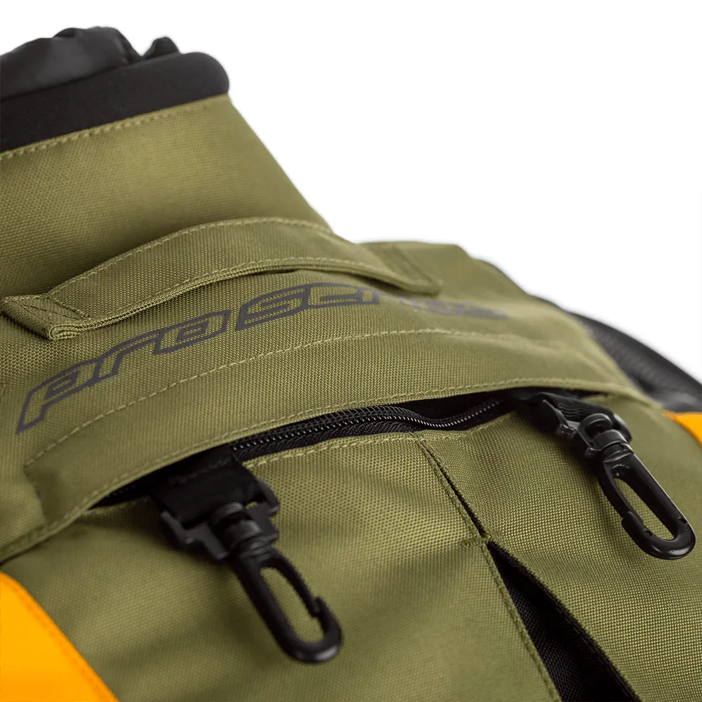 RST ADVENTURE-X CE TEXTILE JACKET [GREEN/OCHRE]
