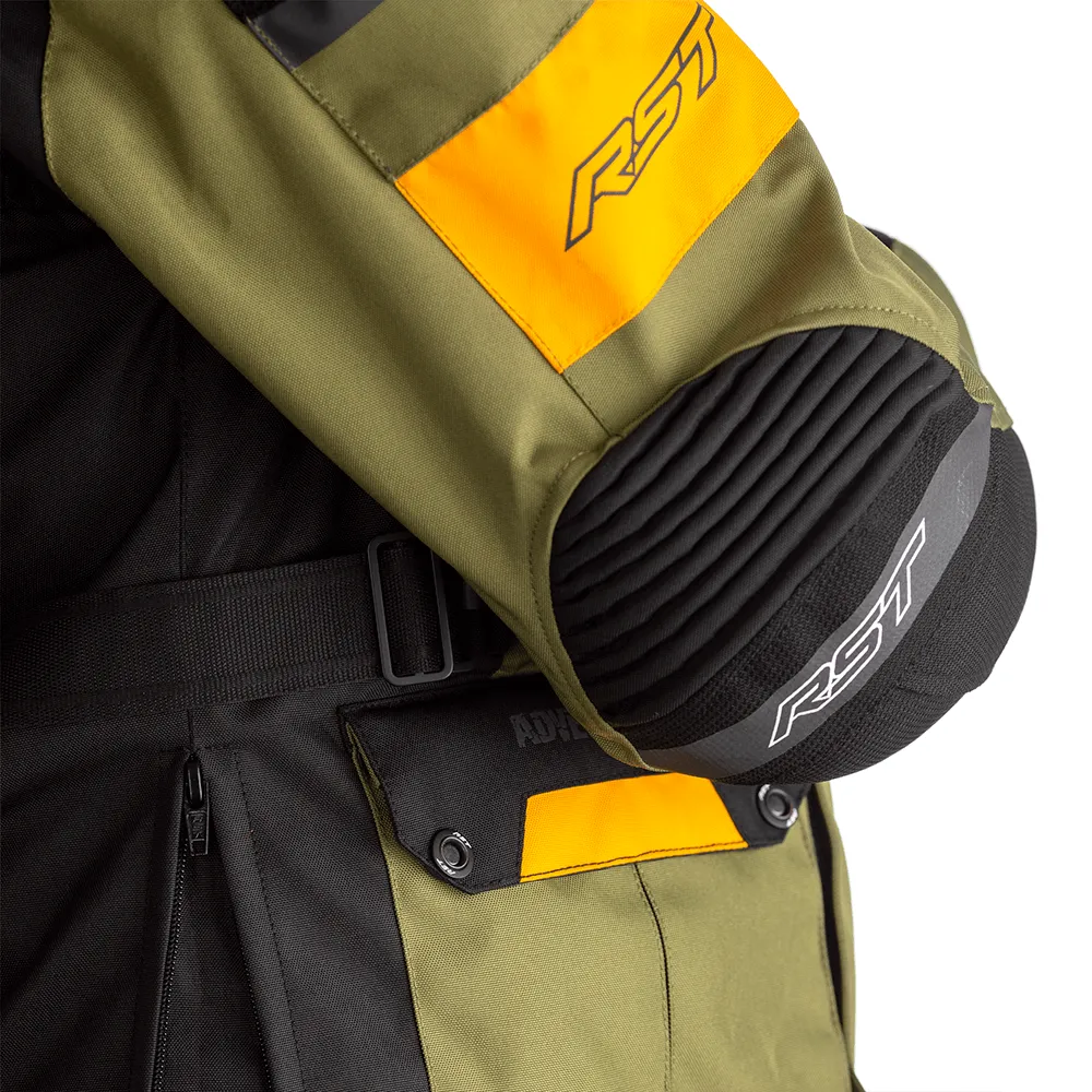 RST ADVENTURE-X CE TEXTILE JACKET [GREEN/OCHRE]