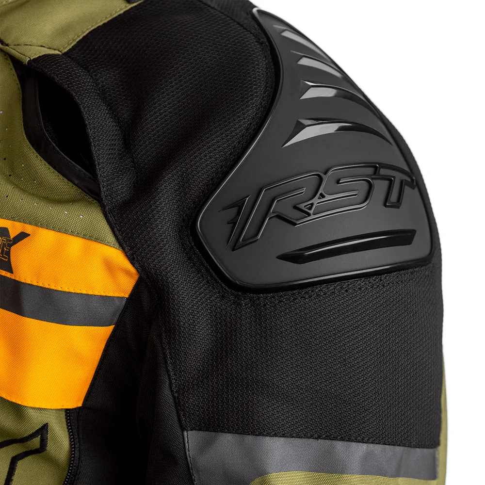 RST ADVENTURE-X CE TEXTILE JACKET [GREEN/OCHRE]