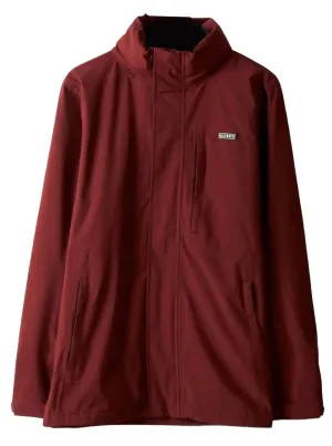 Saltrock Mens Whistler II Waterproof Jacket Dark Red