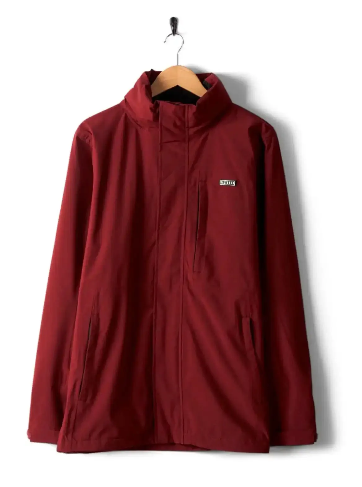 Saltrock Mens Whistler II Waterproof Jacket Dark Red
