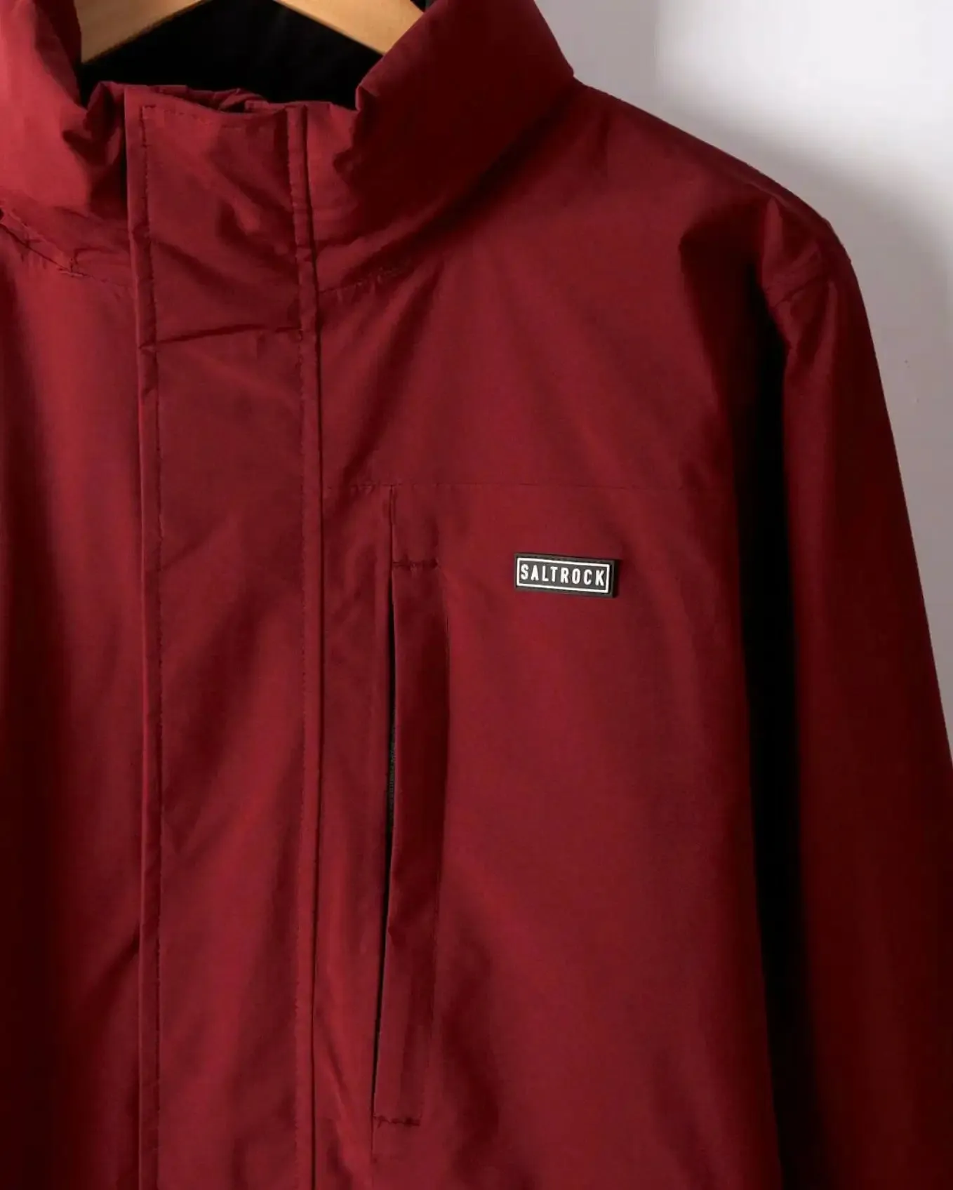 Saltrock Mens Whistler II Waterproof Jacket Dark Red
