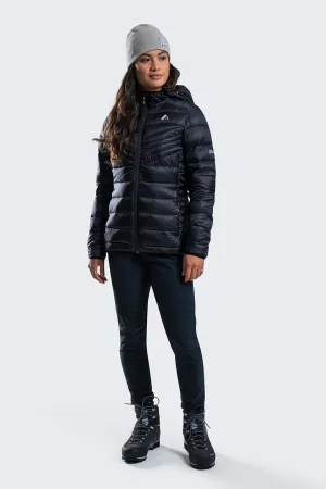 SAMPLE - Women's Polar Down Hooded Jacket-Black