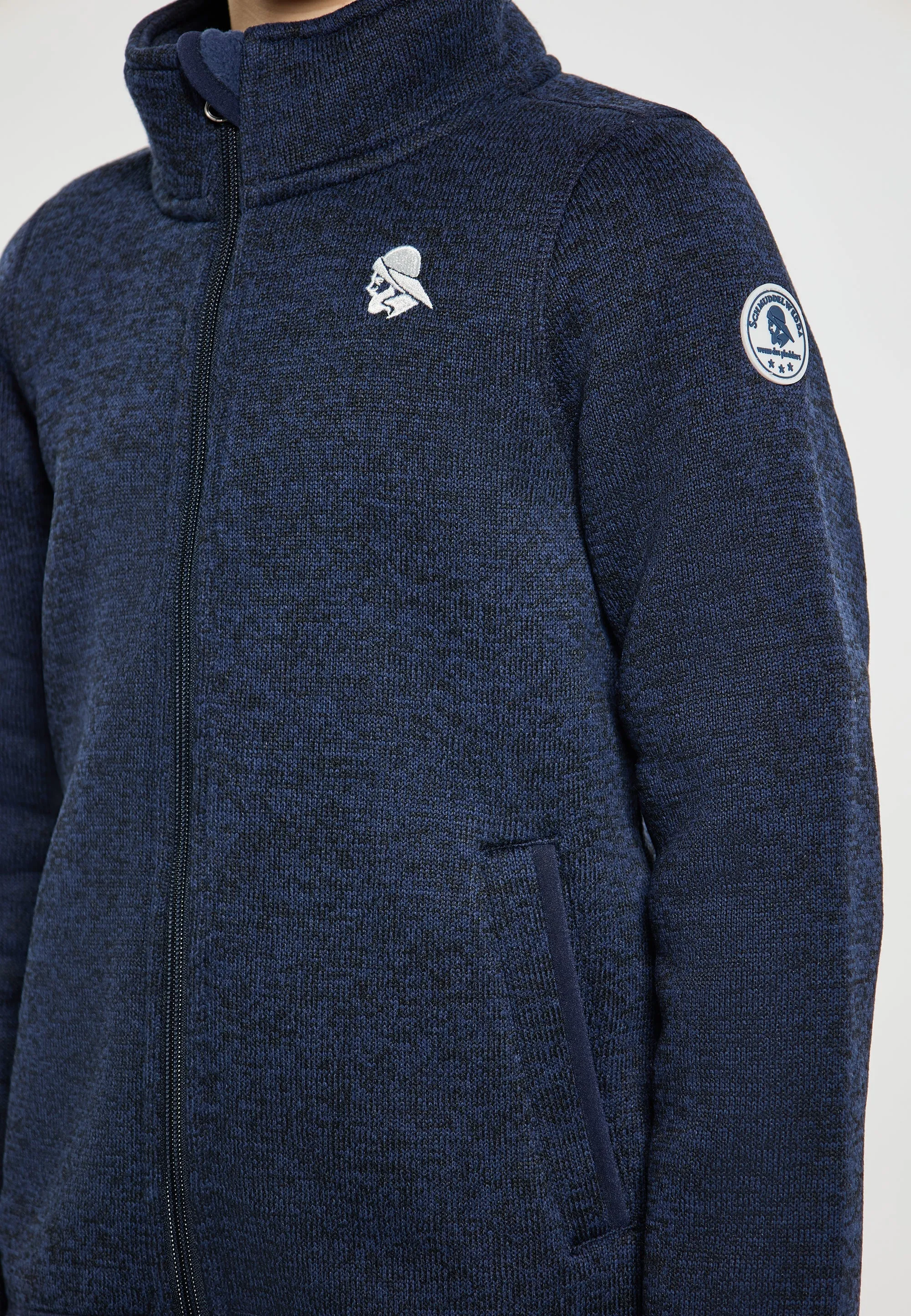 Schmuddelwedda Men's Knitted Fleece Jacket