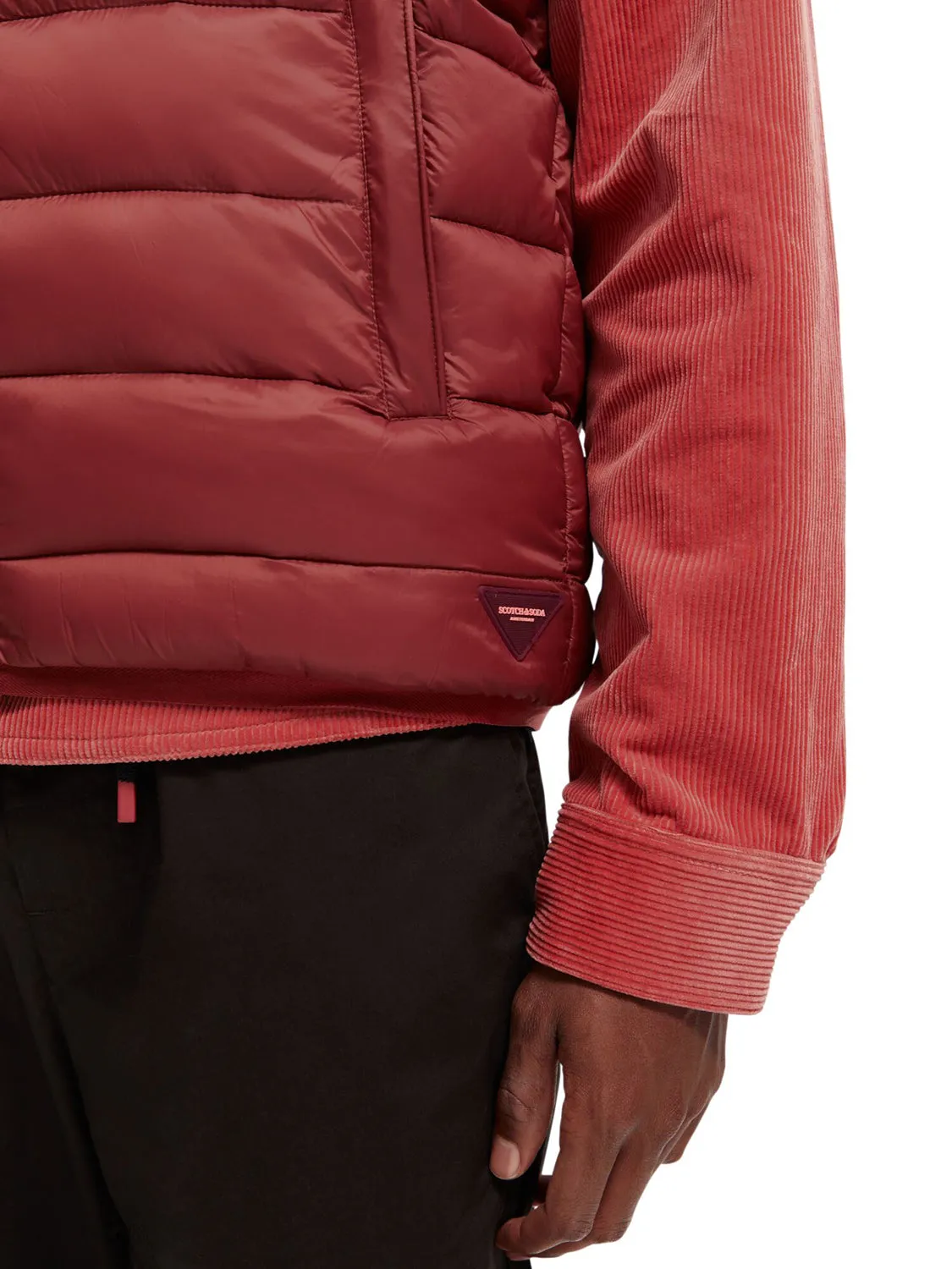SCOTCH & SODA LIGHTWEIGHT QUILTED BODYWARMER SAS169743