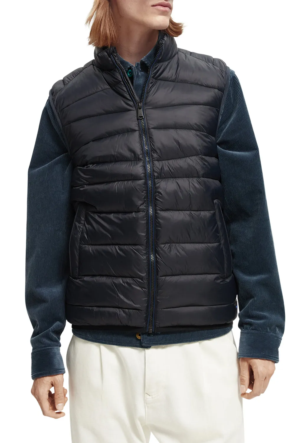 SCOTCH & SODA LIGHTWEIGHT QUILTED BODYWARMER SAS169743