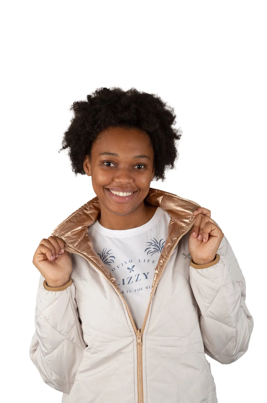 Sherrileah - Ladies Reversible Quilted Jacket
