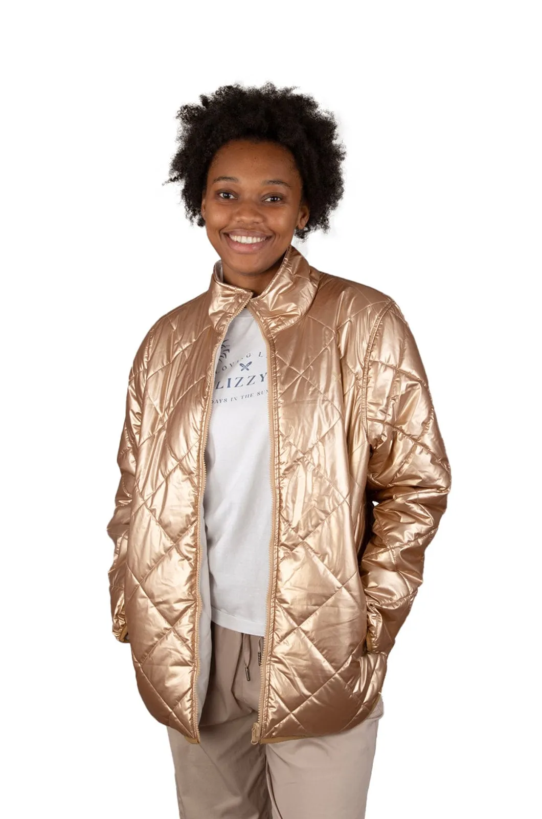 Sherrileah - Ladies Reversible Quilted Jacket