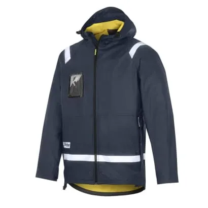 Snickers 8200 Lightweight Rain Jacket with 3M Reflective Strips - Waterproof