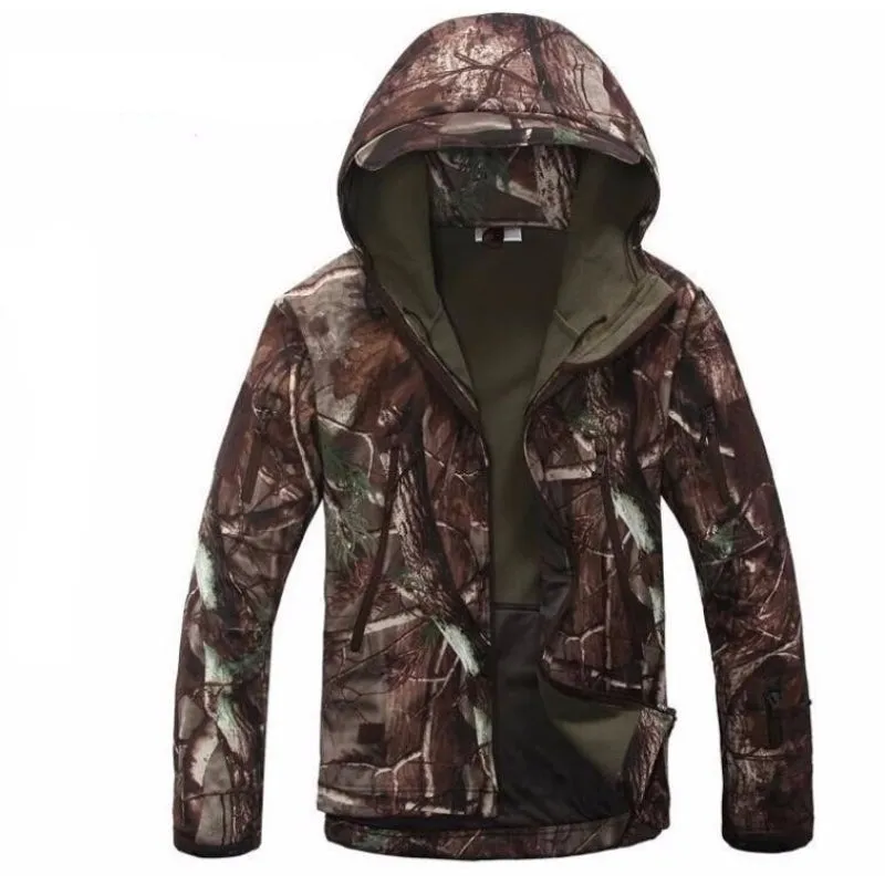 Softshell Camouflage Outdoor Jacket For Men