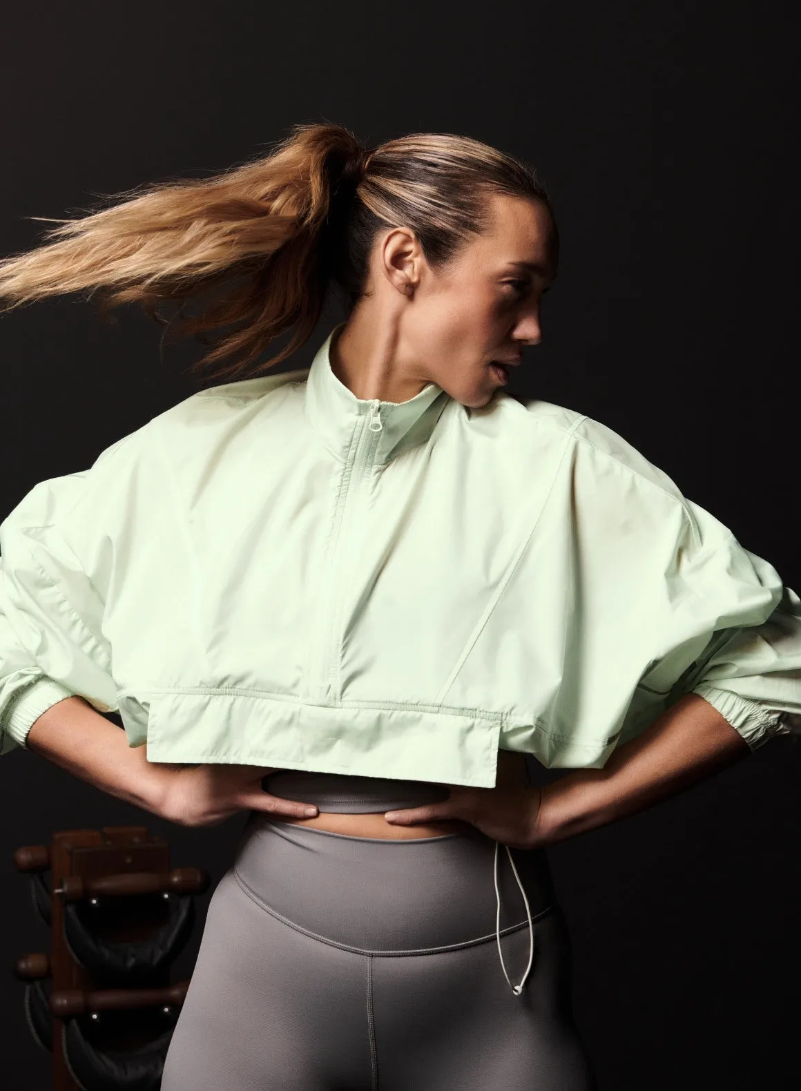 Spearmint Balance Blocked Windstopper Jacket