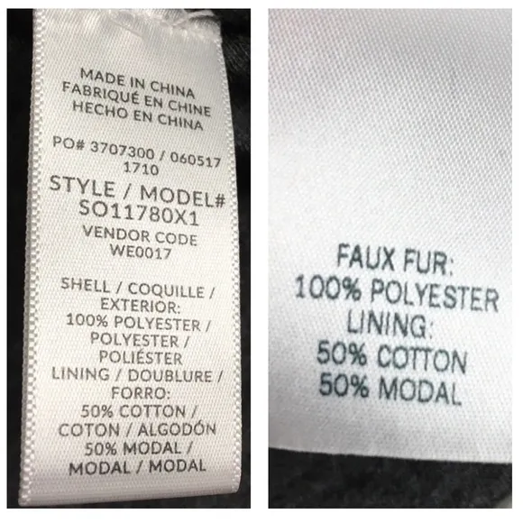 Splendid Gramercy Faux Fur Full Zip Bomber Jacket Pockets Mink Gray Look Sz XS