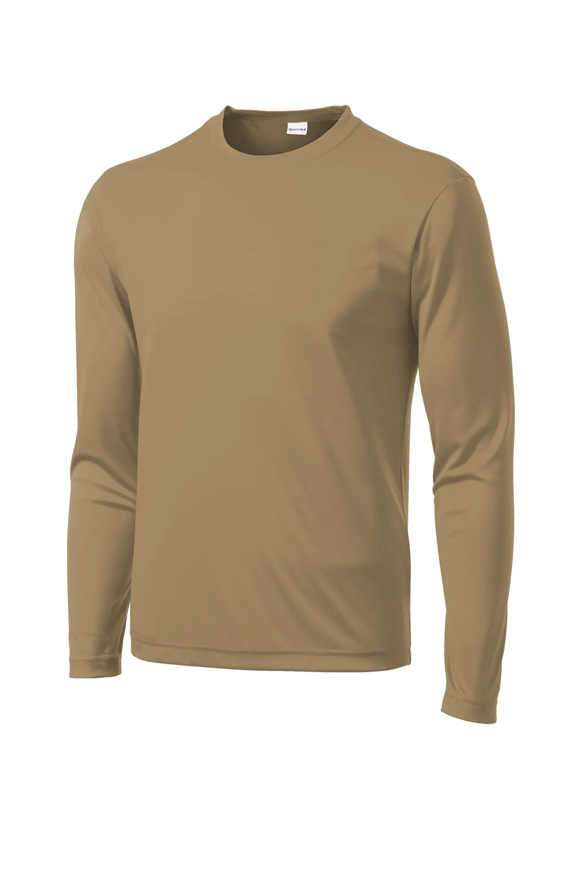 Sport-Tek Long Sleeve PosiCharge Competitor Tee. ST350LS Coyote Brown