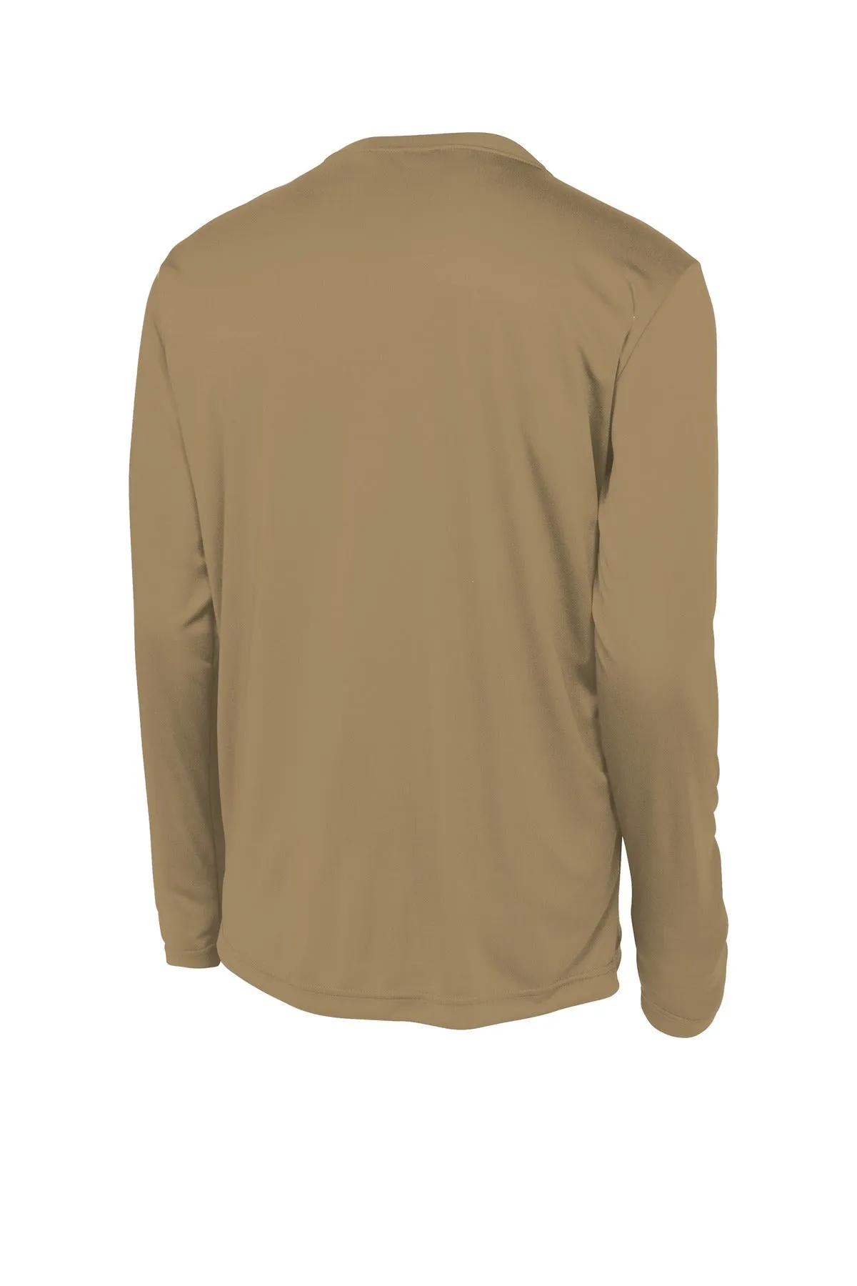 Sport-Tek Long Sleeve PosiCharge Competitor Tee. ST350LS Coyote Brown