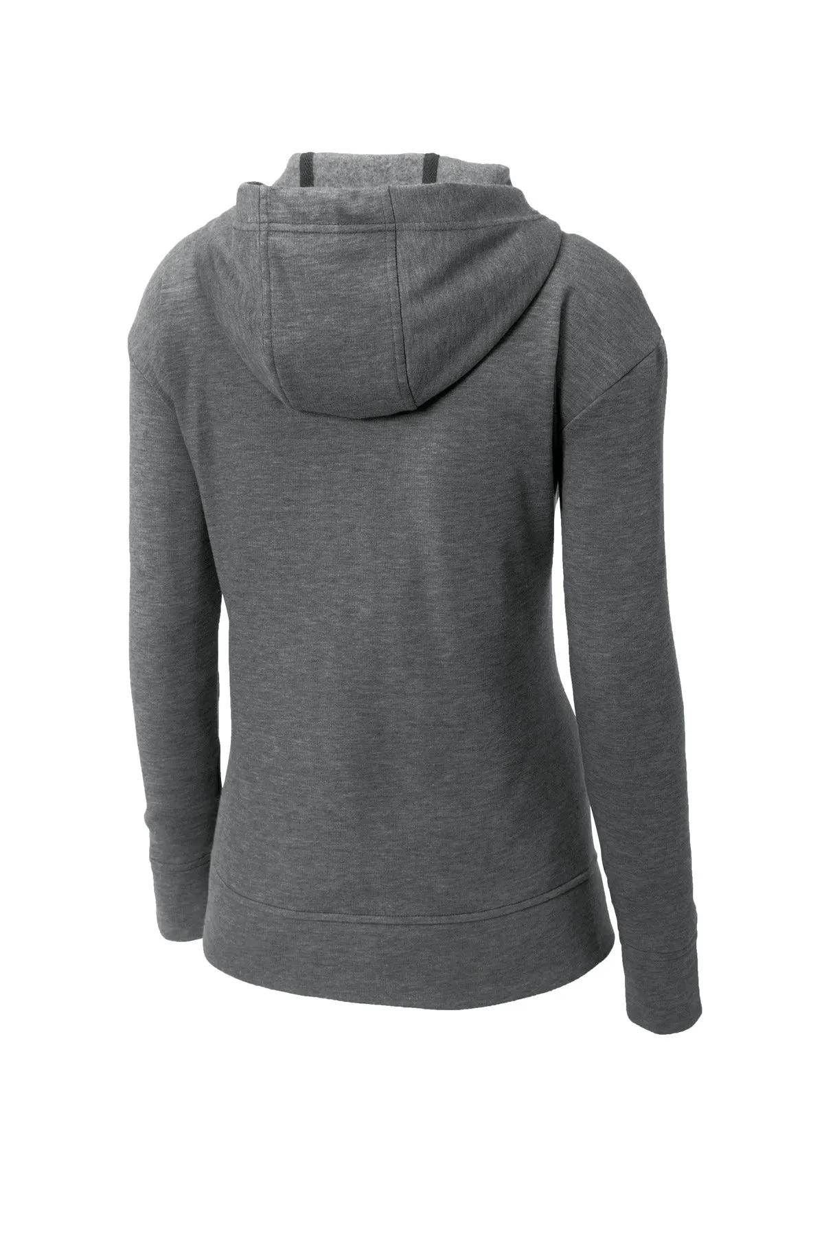 Sport-Tek® Women's PosiCharge® Tri-Blend Wicking Fleece Full-Zip Hooded Jacket