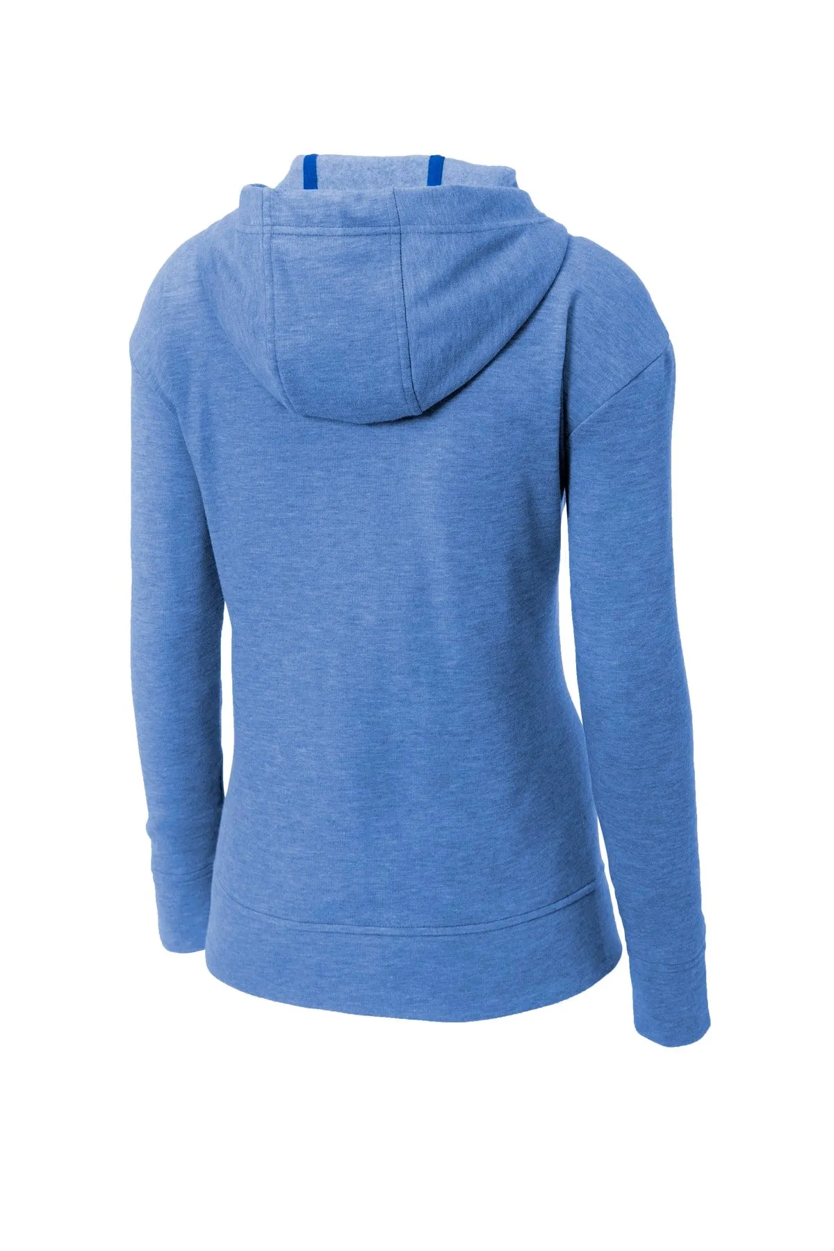 Sport-Tek® Women's PosiCharge® Tri-Blend Wicking Fleece Full-Zip Hooded Jacket