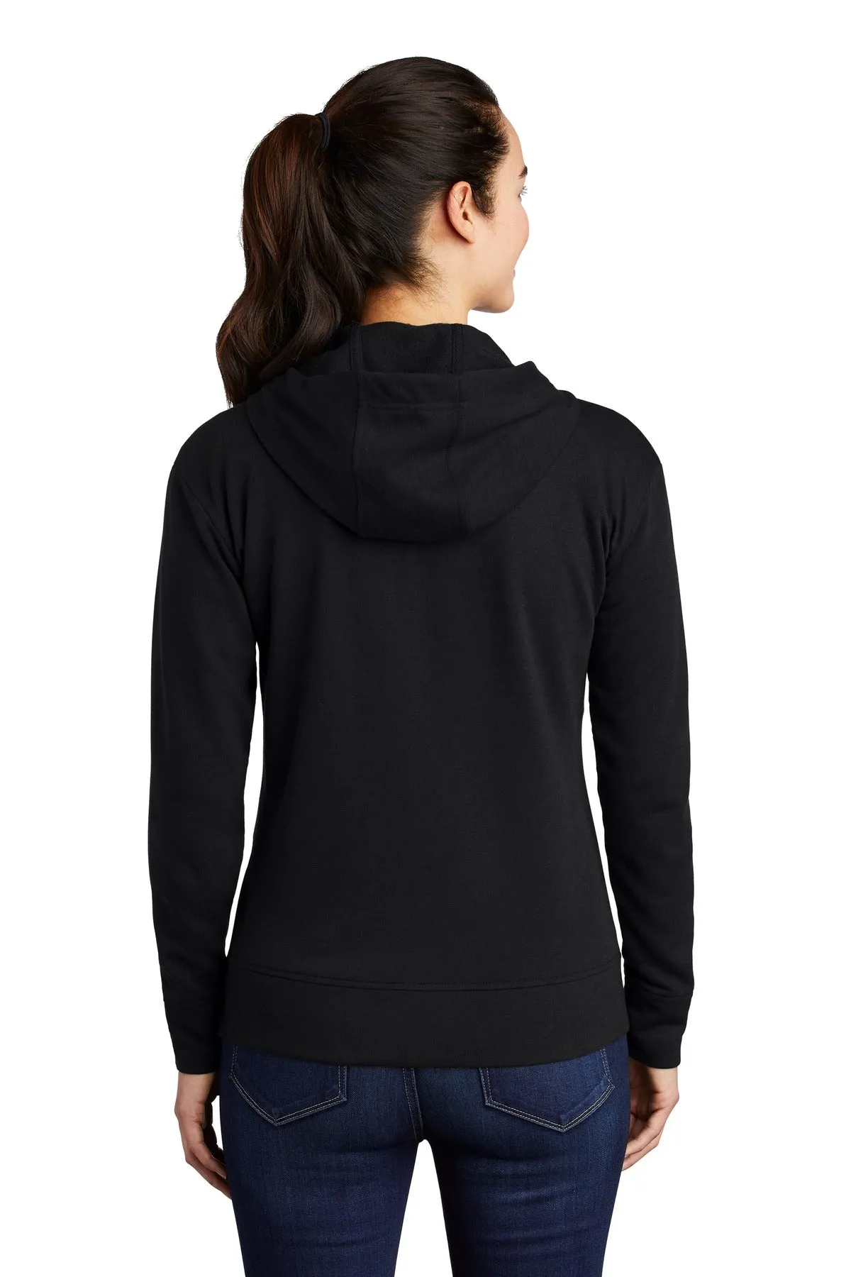 Sport-Tek® Women's PosiCharge® Tri-Blend Wicking Fleece Full-Zip Hooded Jacket