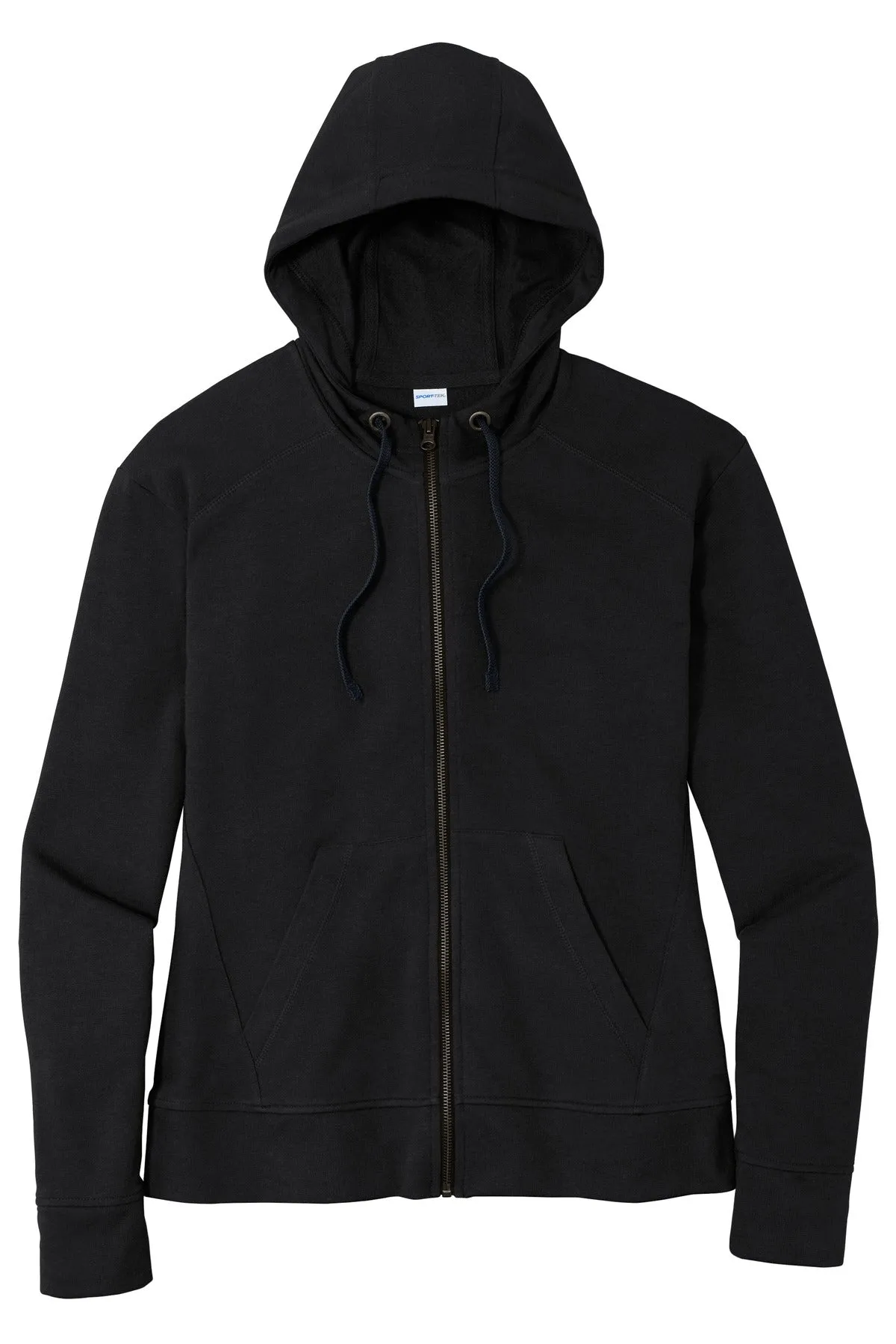 Sport-Tek® Women's PosiCharge® Tri-Blend Wicking Fleece Full-Zip Hooded Jacket