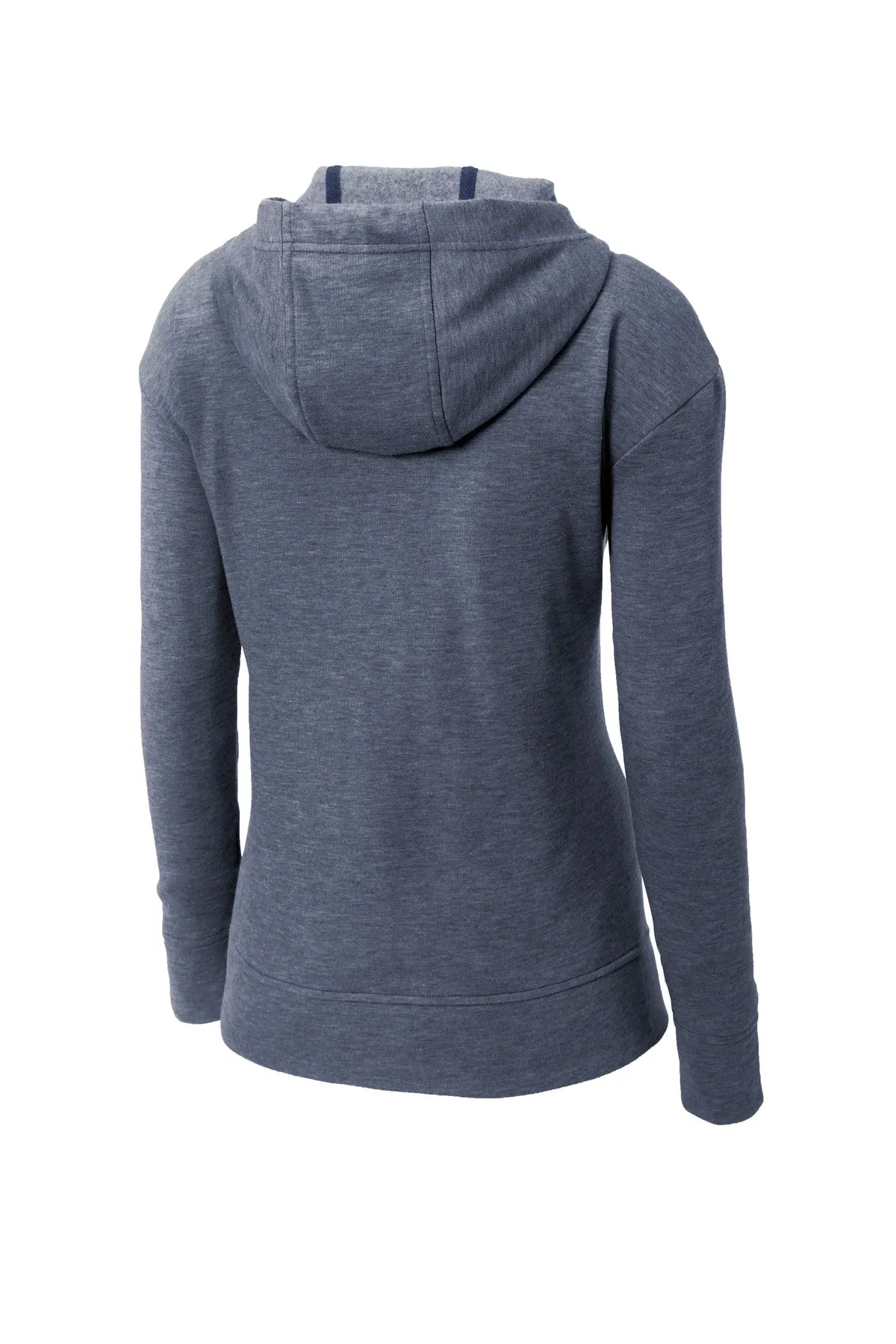 Sport-Tek® Women's PosiCharge® Tri-Blend Wicking Fleece Full-Zip Hooded Jacket