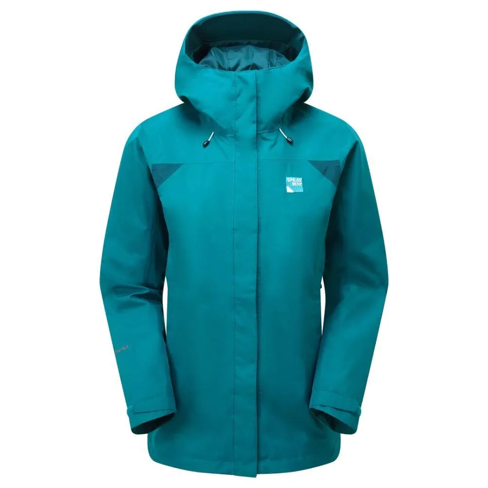 Sprayway Women's Reaction Long Waterproof GORE-TEX Jacket (Blue Lagoon/Marine)