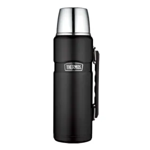 Stainless King Vacuum Insulated Beverage Bottle - 1.2L - Stainless Steel/Matte Black