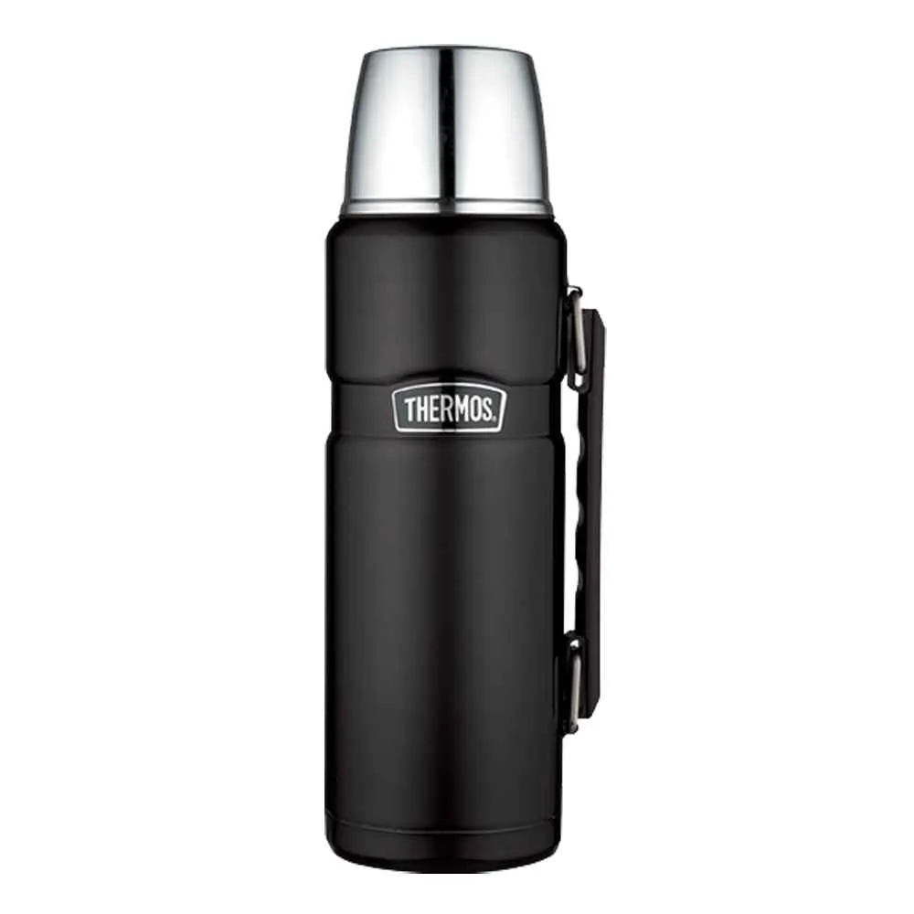 Stainless King Vacuum Insulated Beverage Bottle - 1.2L - Stainless Steel/Matte Black
