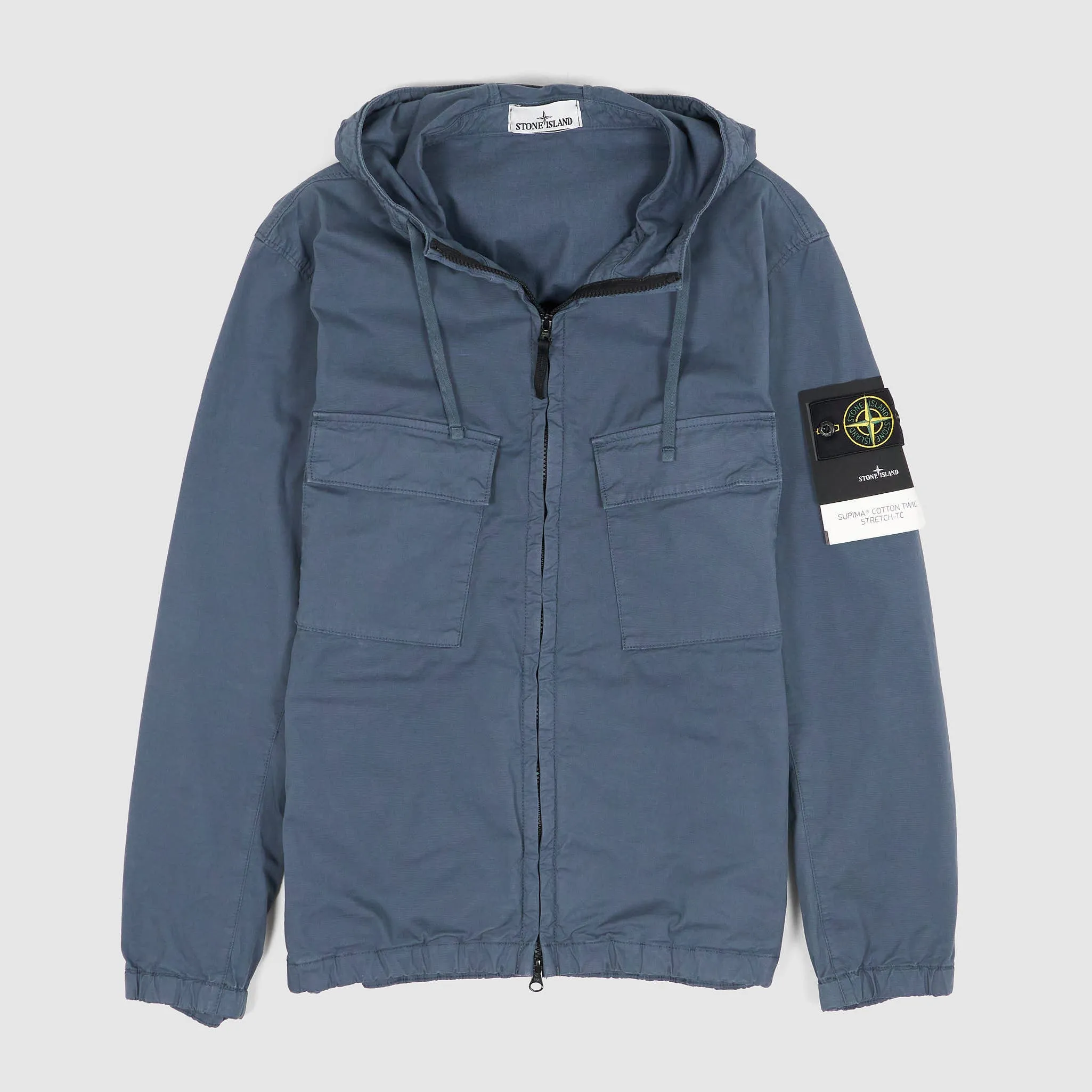 Stone Island Hooded SUPIMA® Cotton Twill Stretch TC Jacket