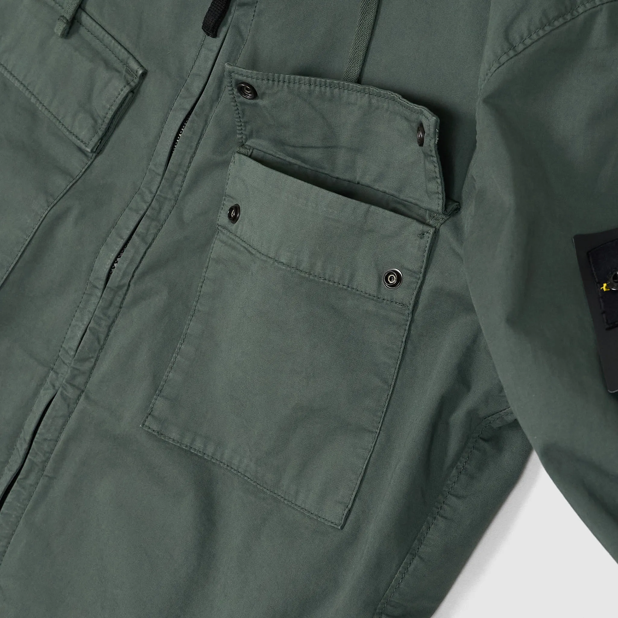 Stone Island Hooded SUPIMA® Cotton Twill Stretch TC Jacket